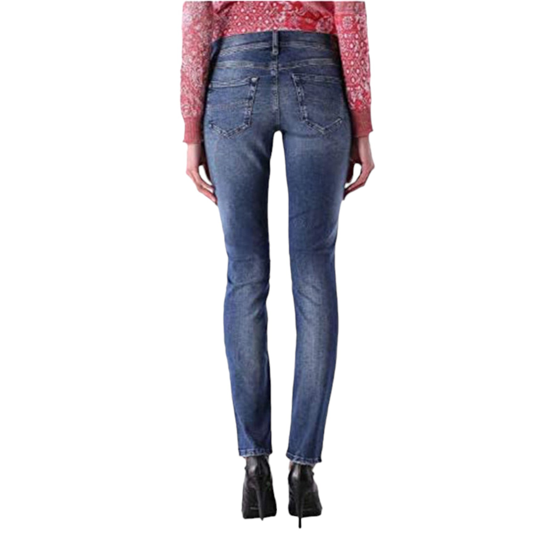 DIESEL GRUPEE NE 0674Z Womens Denim Jeans Skinny Leg Stretchy Jogg Pants New W25