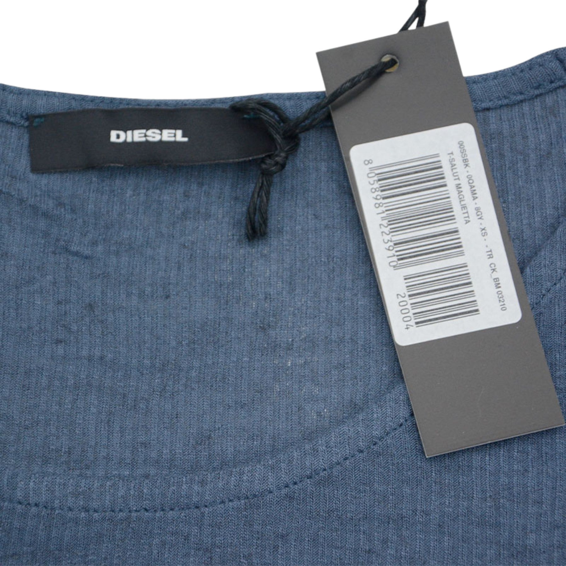 DIESEL T-SALUT 0QAMA Womens Tops 3/4 Sleeve Regular Fit Casual Ladies Summer Tee