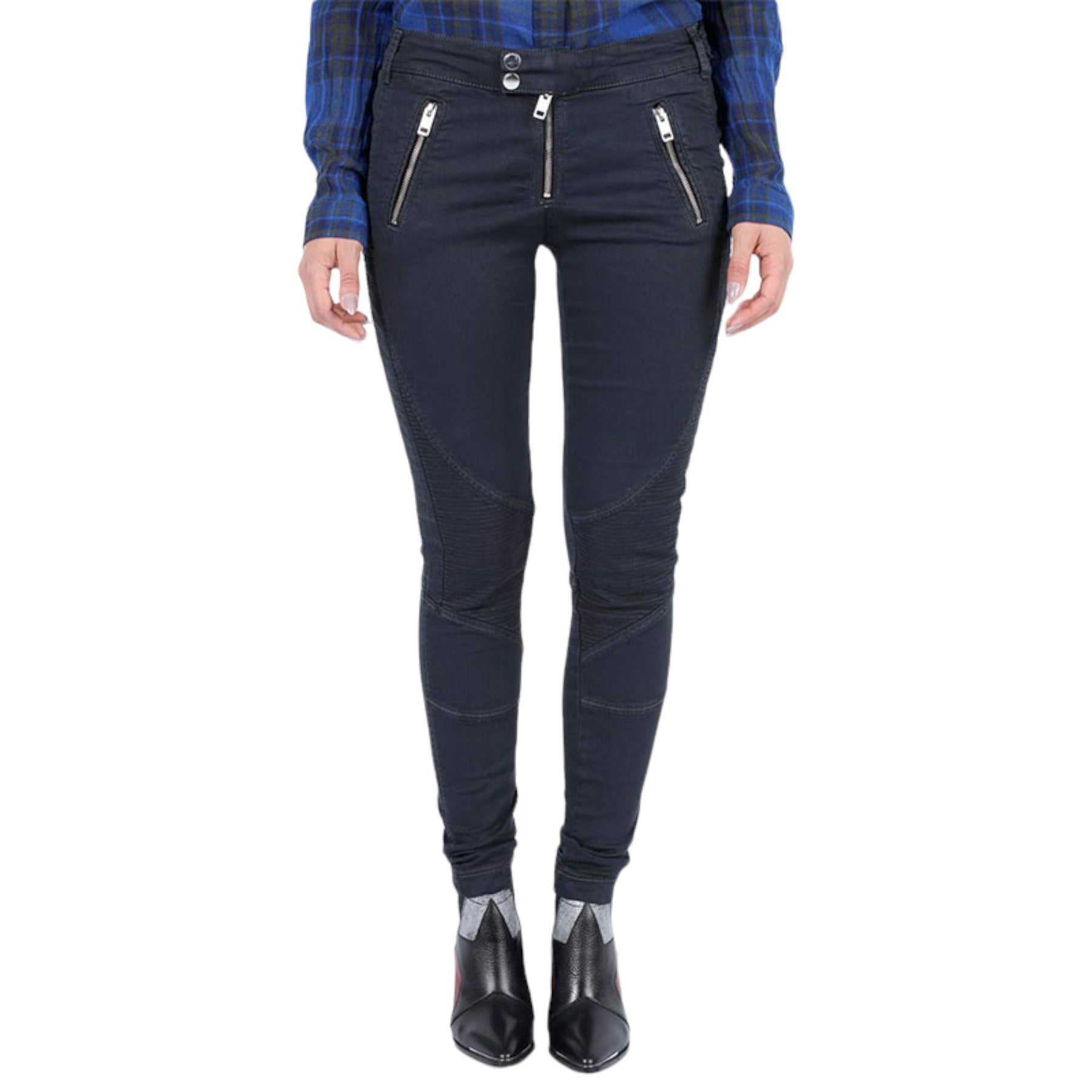 DIESEL SYMBOL 0GAMV Womens Denim Jeans Regular Slim Fit Stretchy Sweat Pants W27