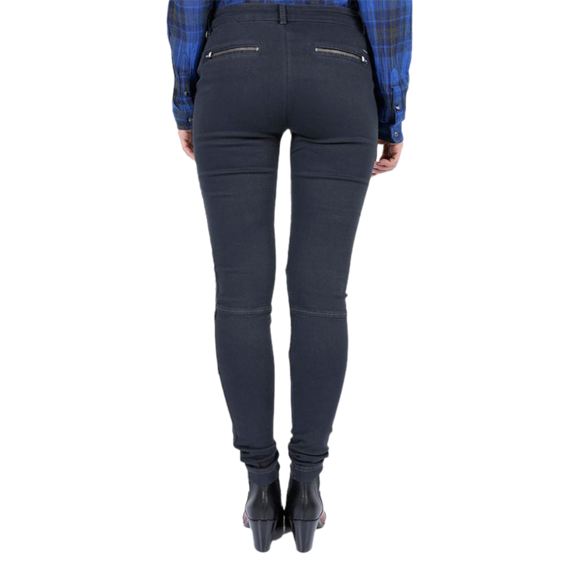 DIESEL SYMBOL 0GAMV Womens Denim Jeans Regular Slim Fit Stretchy Sweat Pants W27