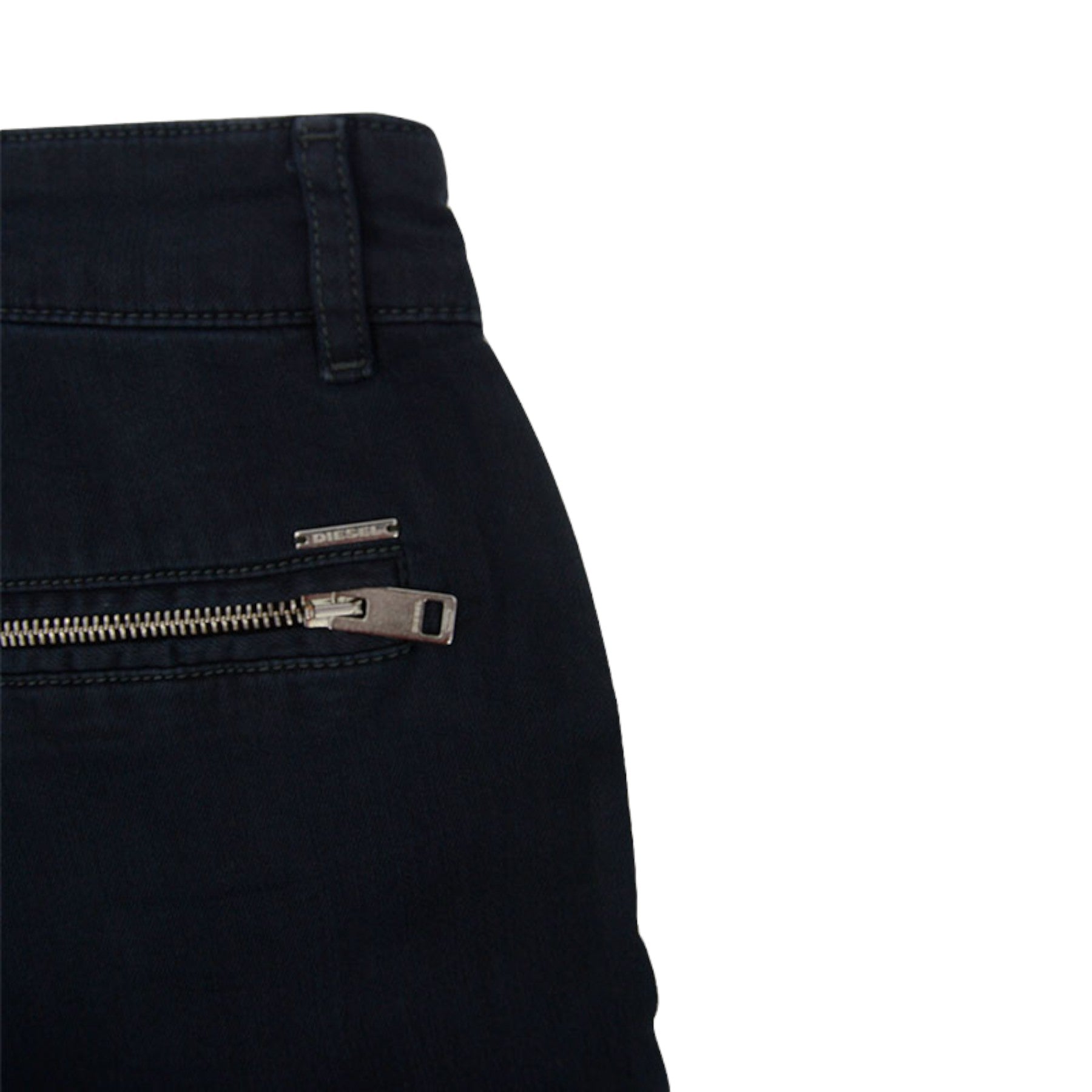 DIESEL SYMBOL 0GAMV Womens Denim Jeans Regular Slim Fit Stretchy Sweat Pants W27