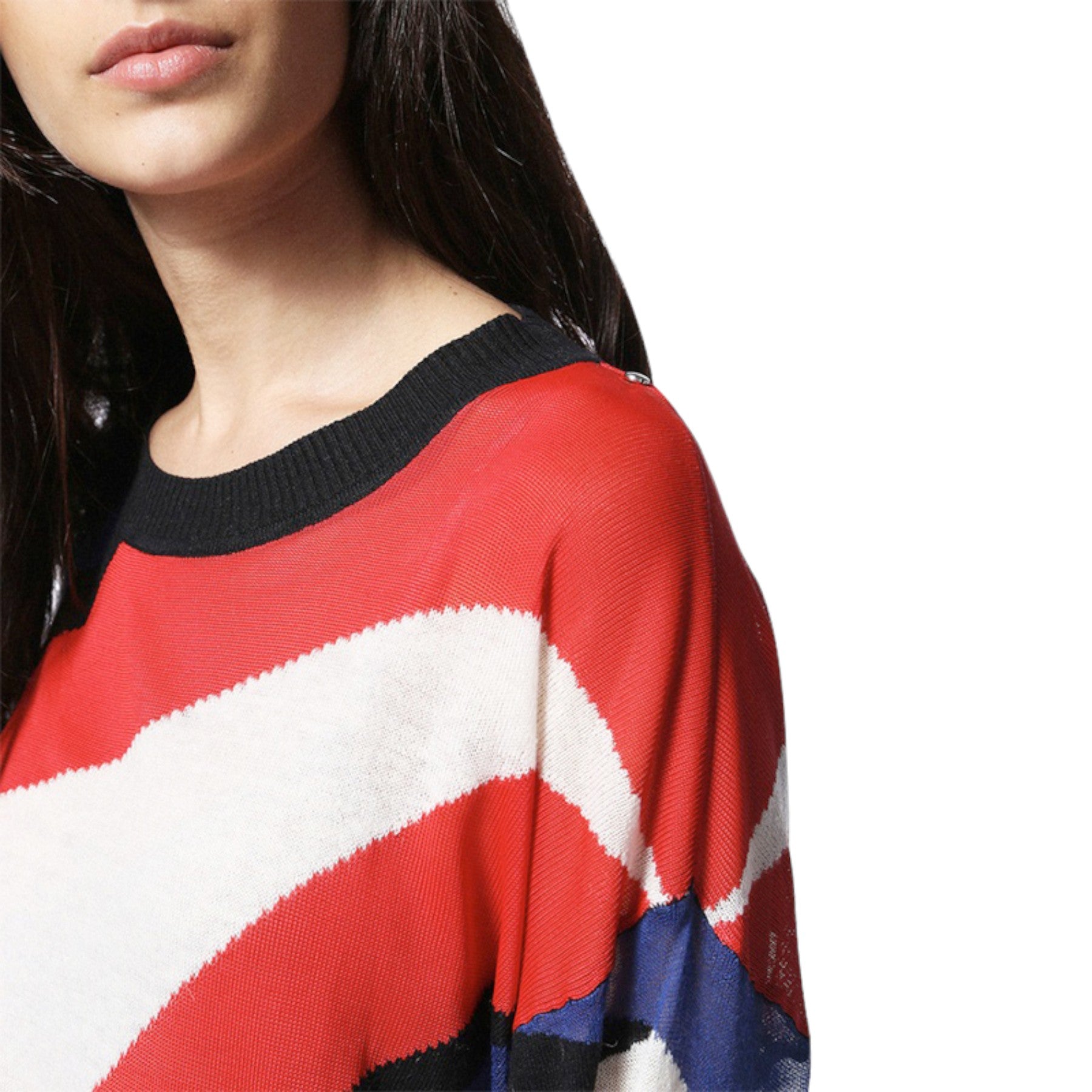 DIESEL M BLANCA 0CANZ Womens Sweater Long Sleeve Pullover Ribbed Cardigan Tops