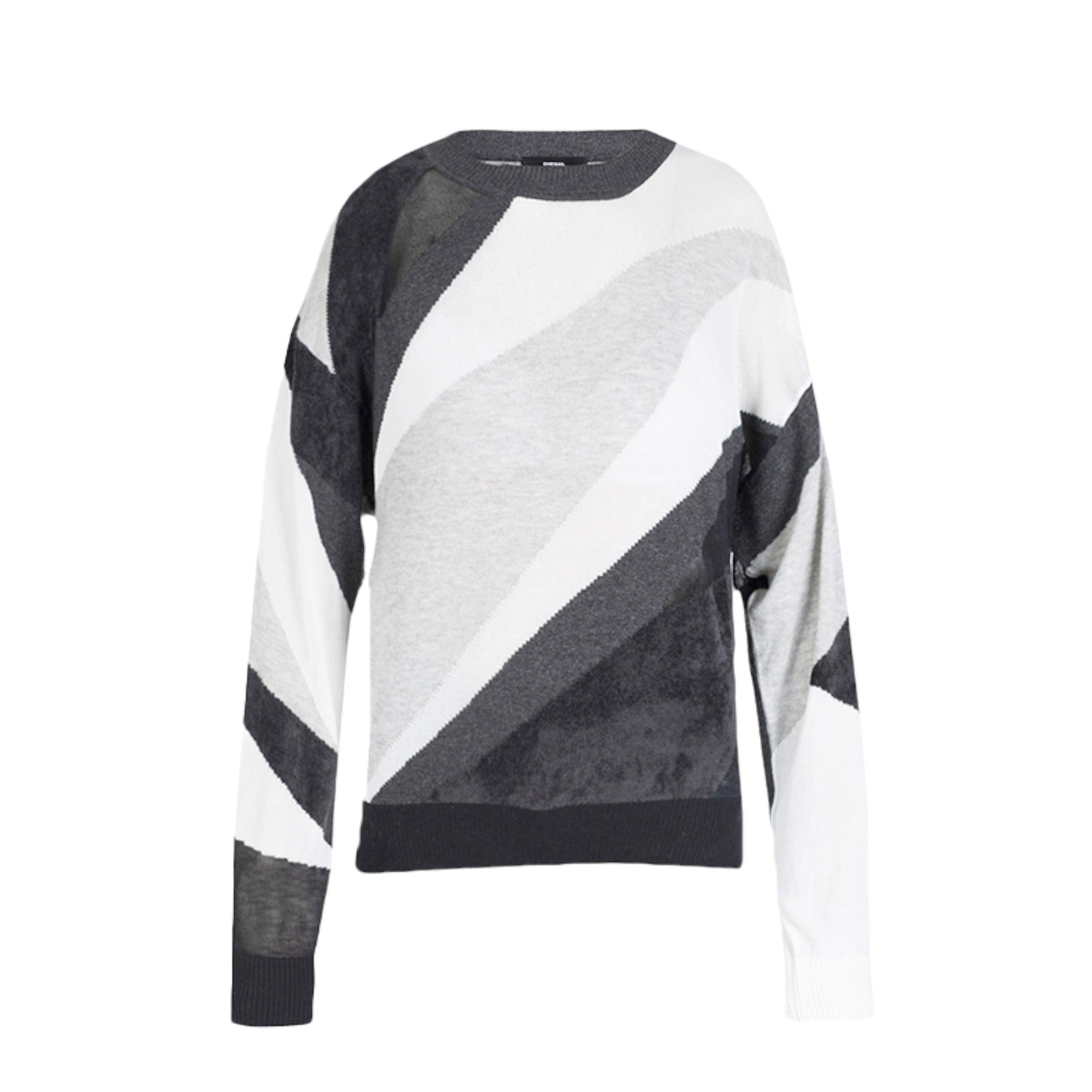 DIESEL M BLANCA 0CANZ Womens Sweater Long Sleeve Pullover Ribbed Cardigan Tops