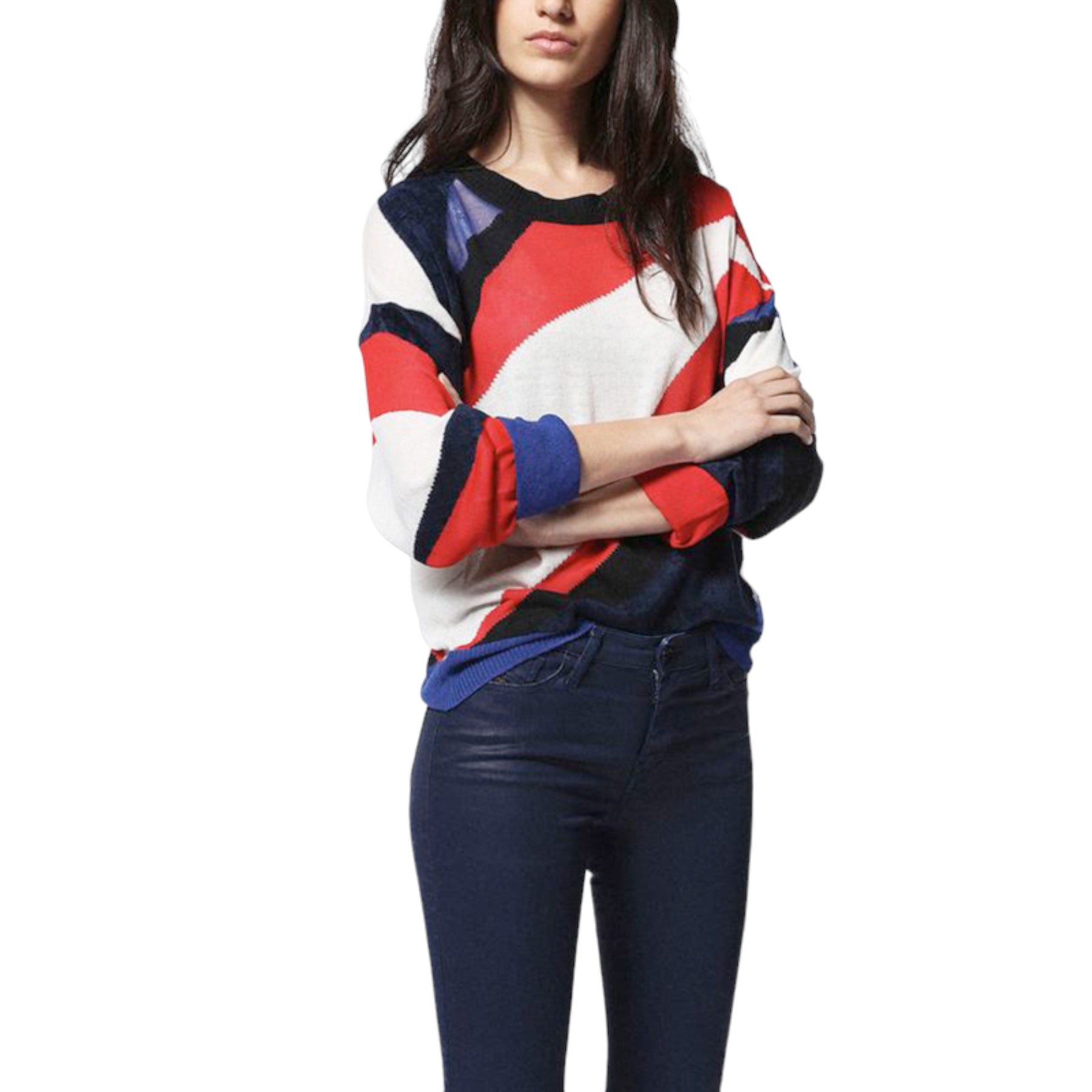 DIESEL M BLANCA 0CANZ Womens Sweater Long Sleeve Pullover Ribbed Cardigan Tops