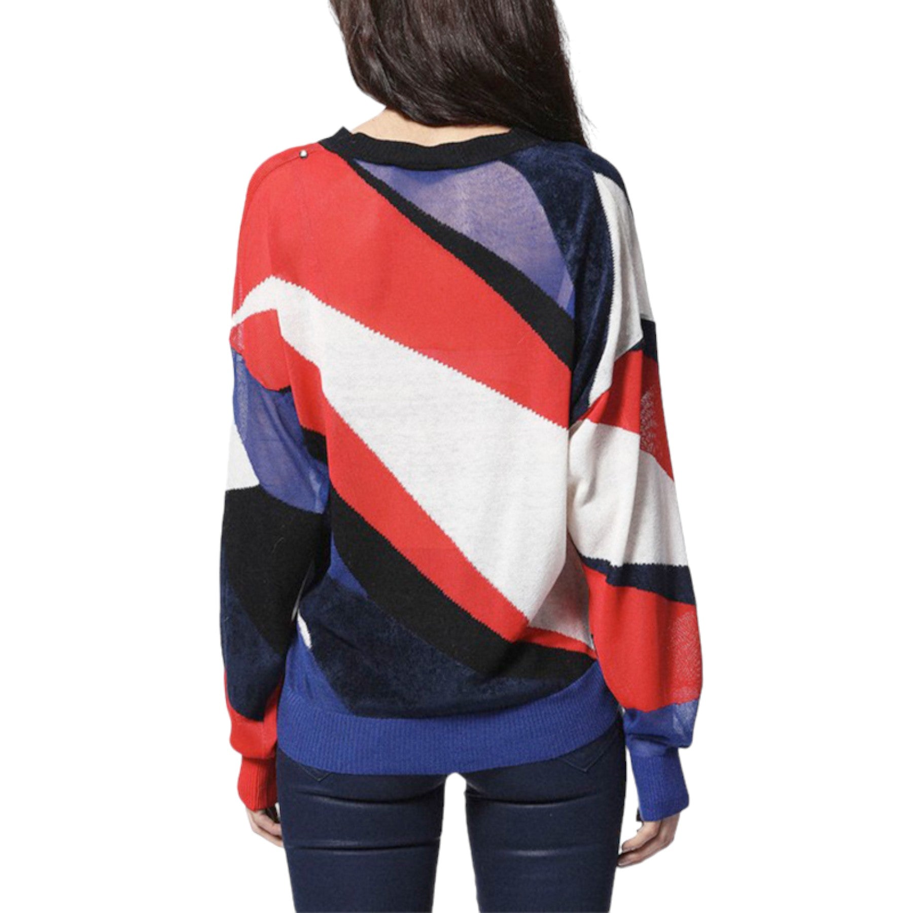 DIESEL M BLANCA 0CANZ Womens Sweater Long Sleeve Pullover Ribbed Cardigan Tops