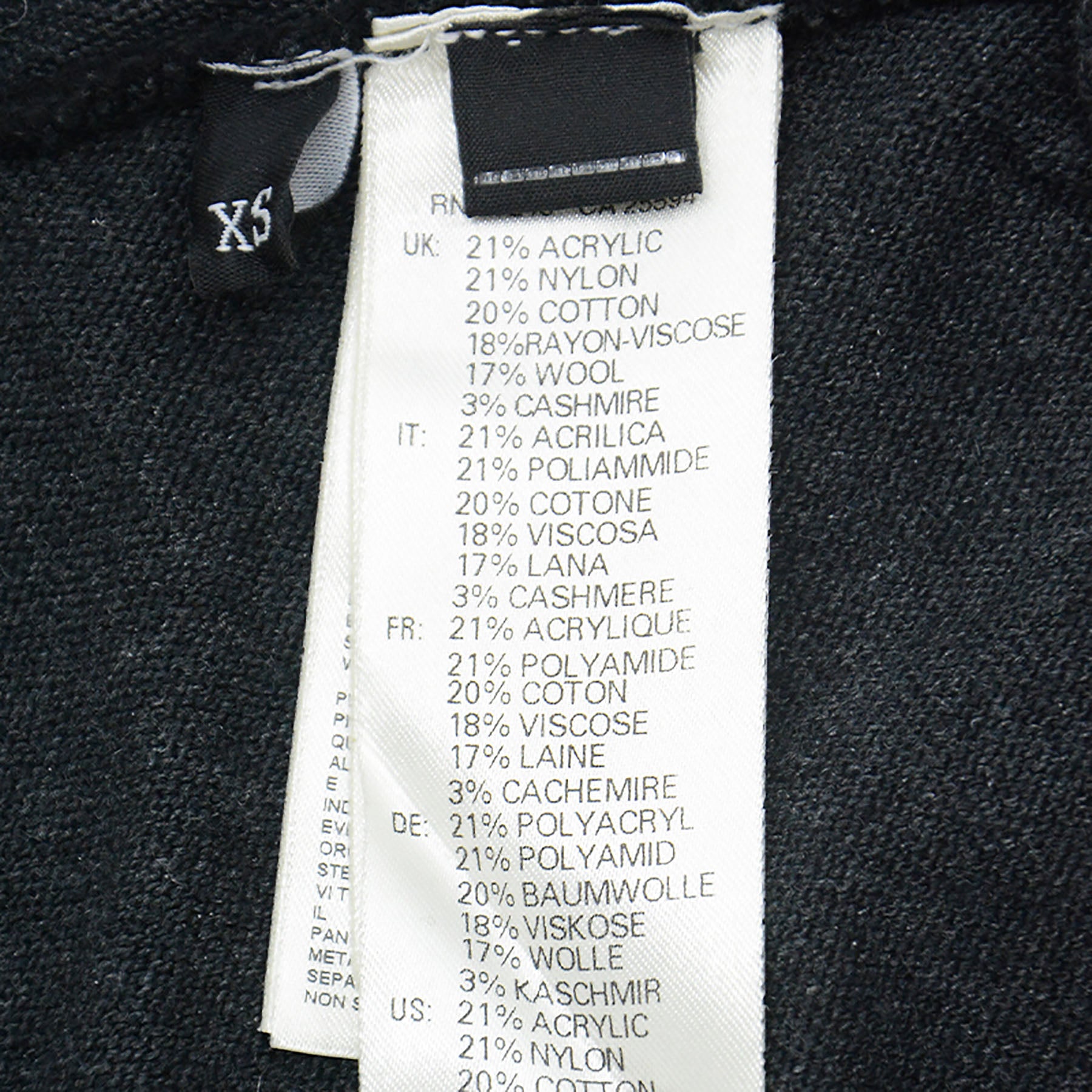 DIESEL M VANVAN Womens Open Cardigan Black Ladies Jumpers Casual Knitted Sweater