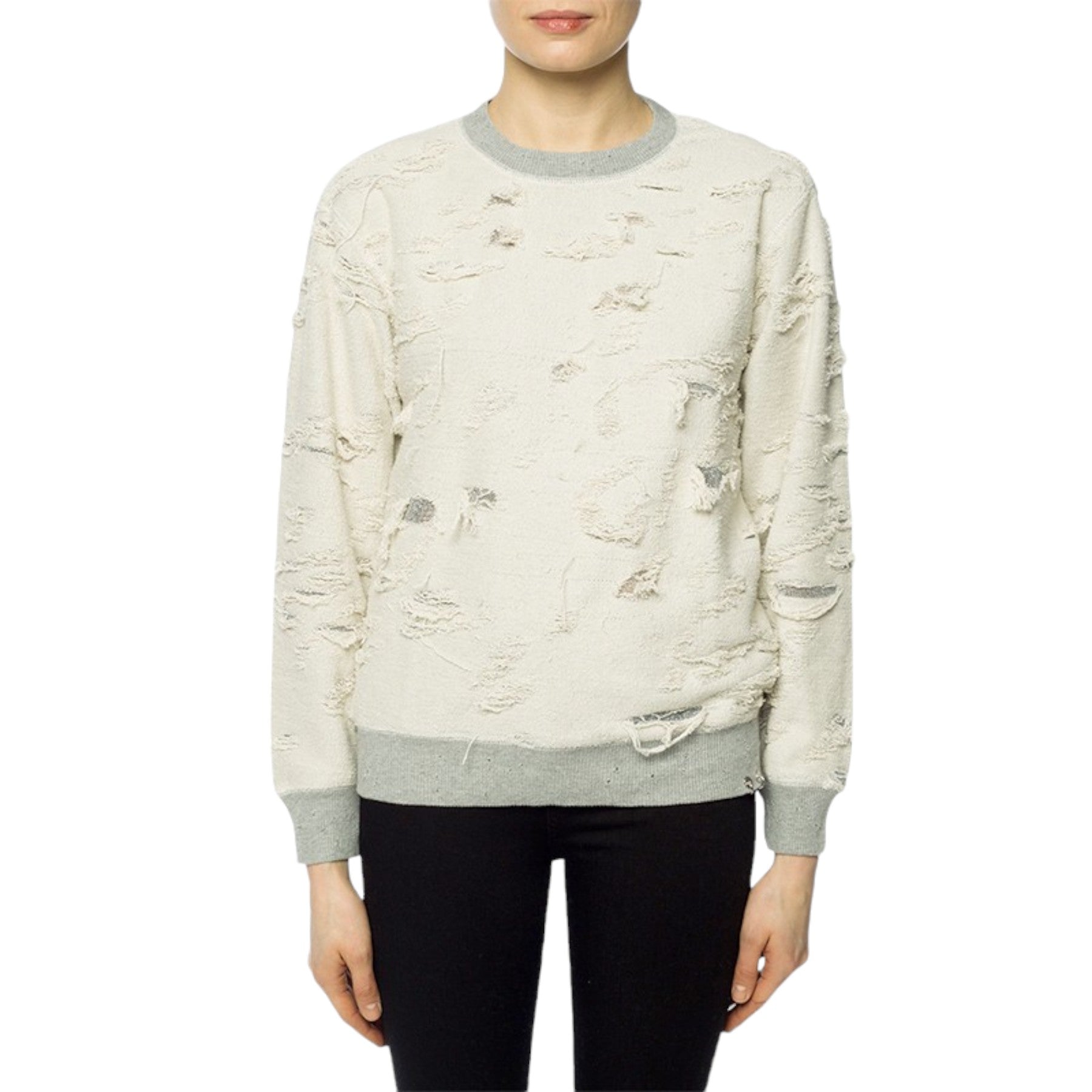 DIESEL F FELPA Womens Pullover Jumper Regular Cotton Crew Neck Sweatshirts NEW