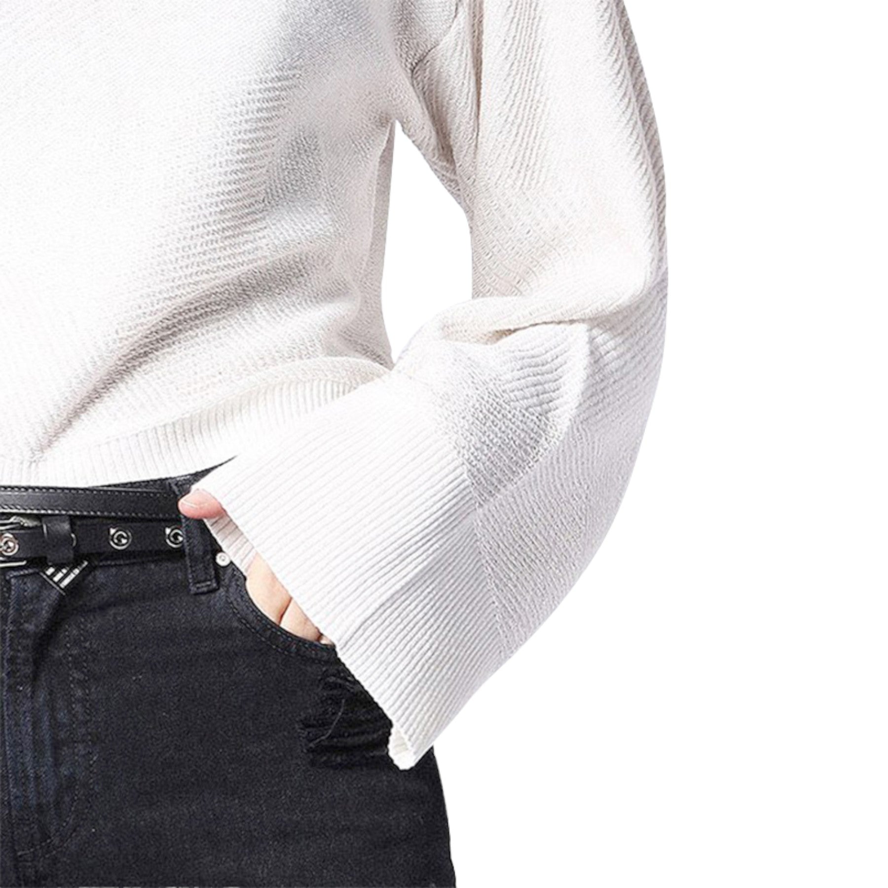 DIESEL M STELLAR Womens High Neck Jumper Pullover Long Sleeve Sweater Casual Top