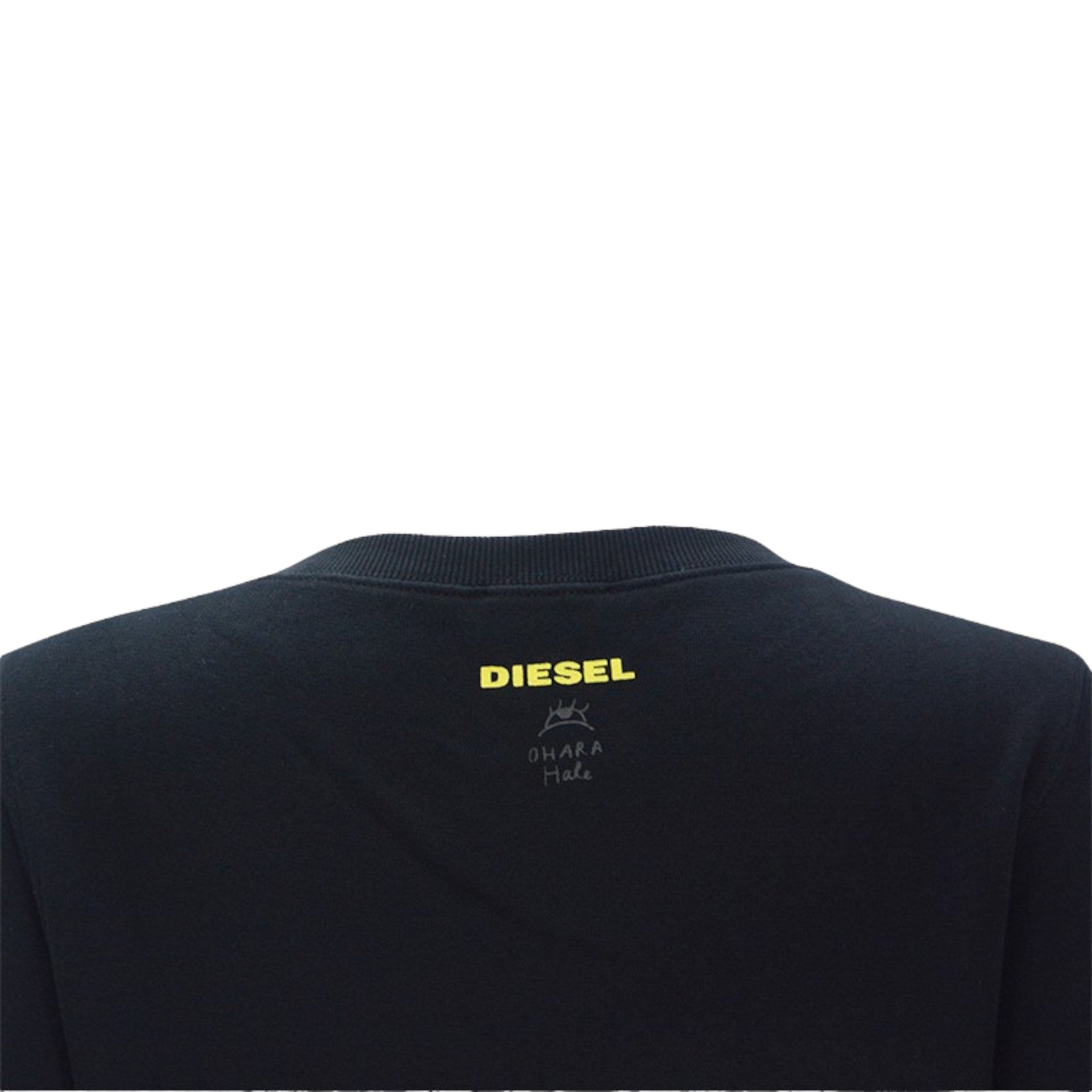 DIESEL M REGY Womens Jumpers Pullover Crew Neck Sweater Quarter Sleeve Top XS S