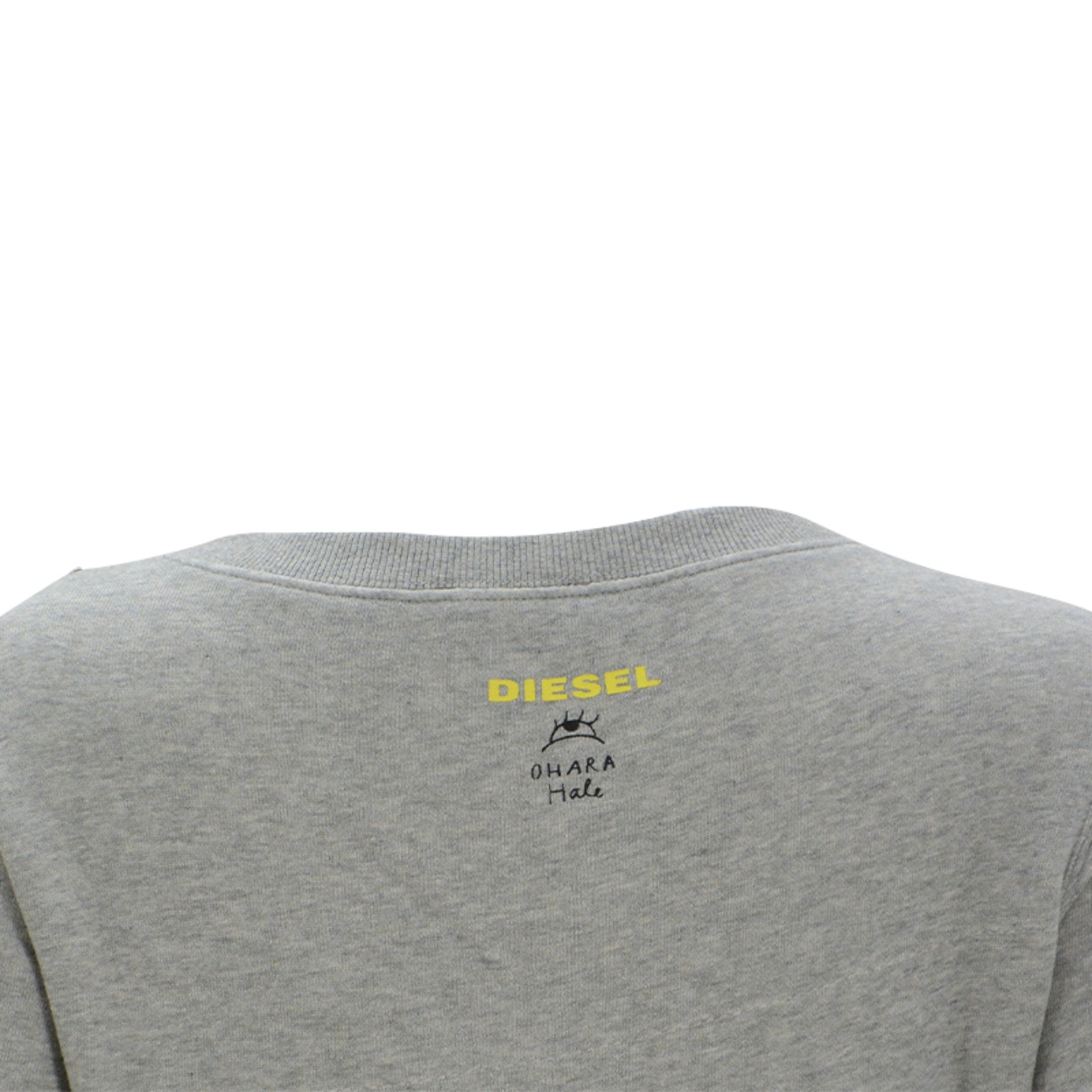 DIESEL M REGY Womens Jumpers Pullover Crew Neck Sweater Quarter Sleeve Top XS S