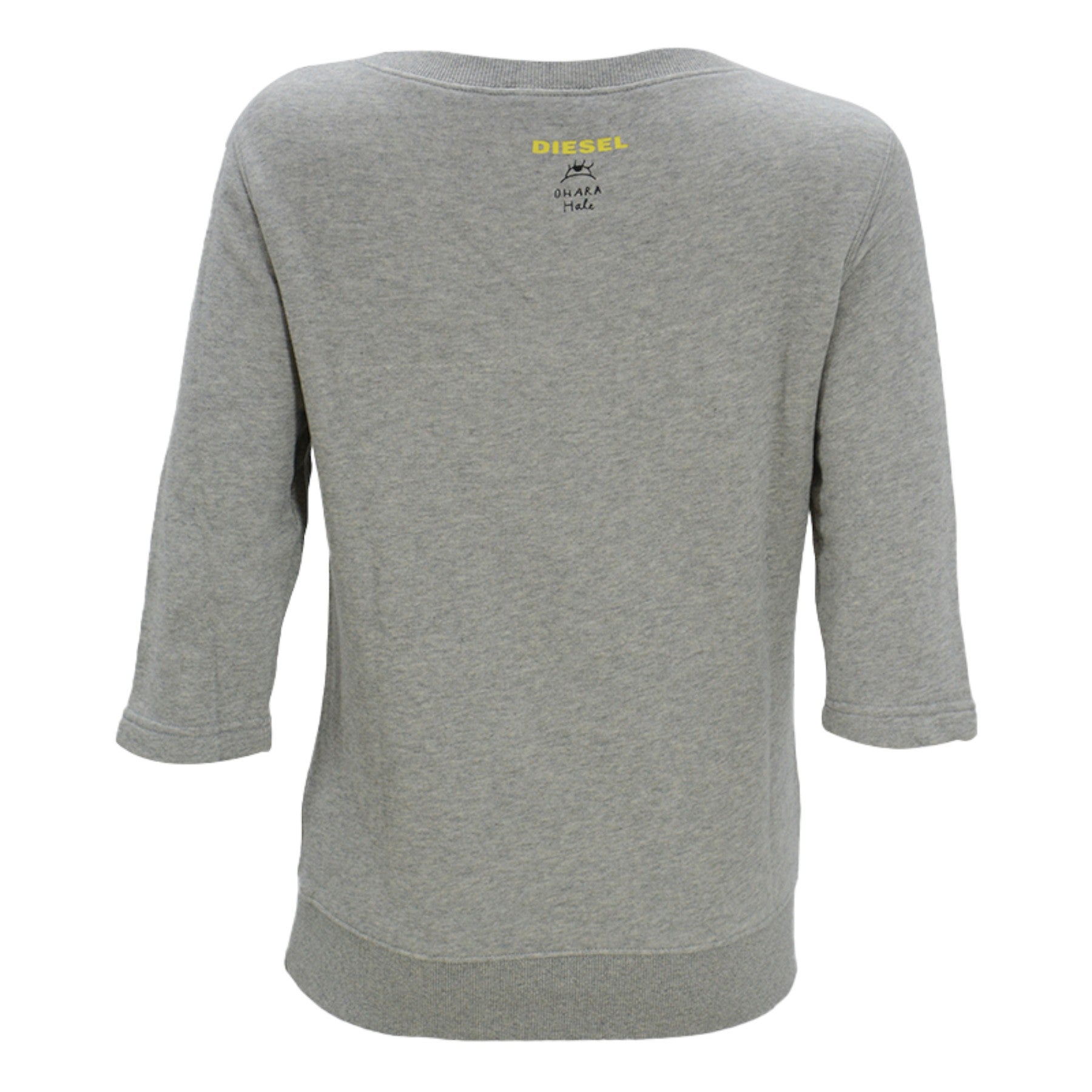 DIESEL M REGY Womens Jumpers Pullover Crew Neck Sweater Quarter Sleeve Top XS S