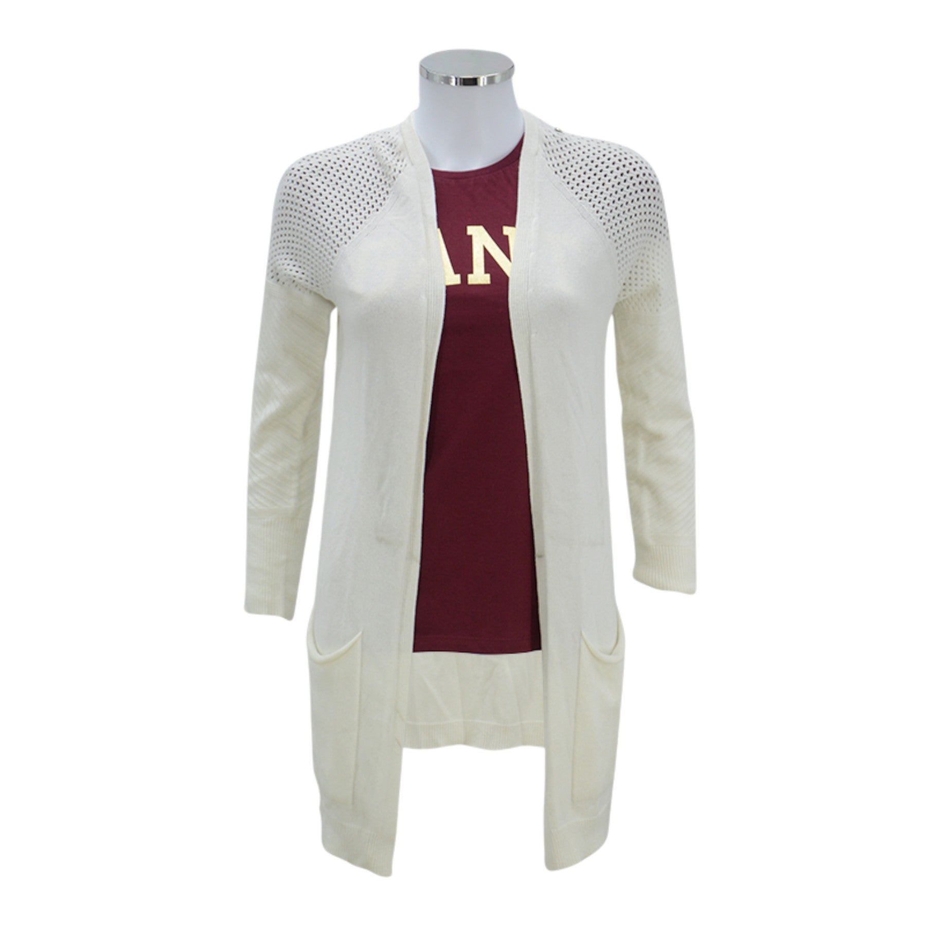 DIESEL M POTY Womens Open Front Cardigan Long Sleeve Boyfriend Tops Knitted Coat