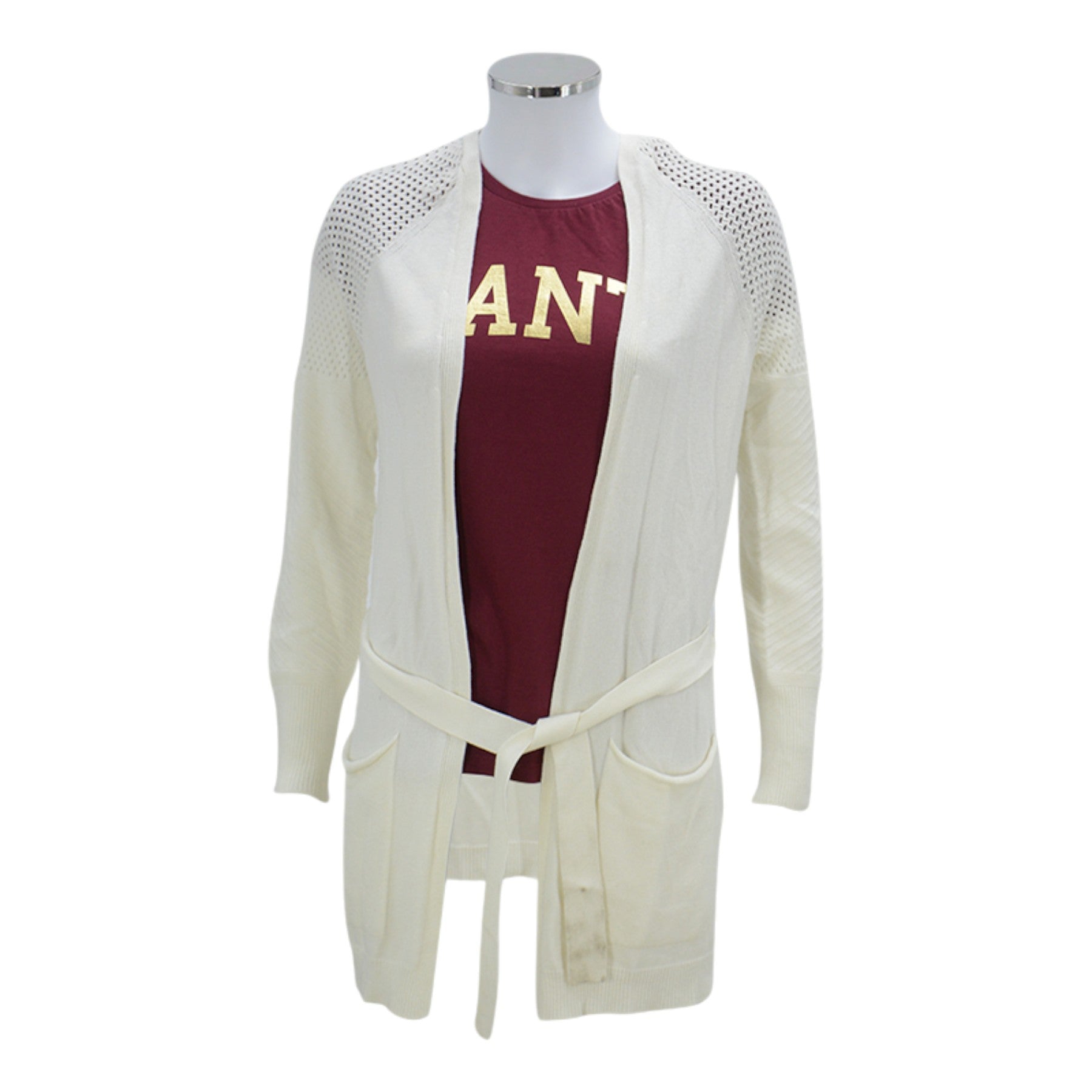 DIESEL M POTY Womens Open Front Cardigan Long Sleeve Boyfriend Tops Knitted Coat