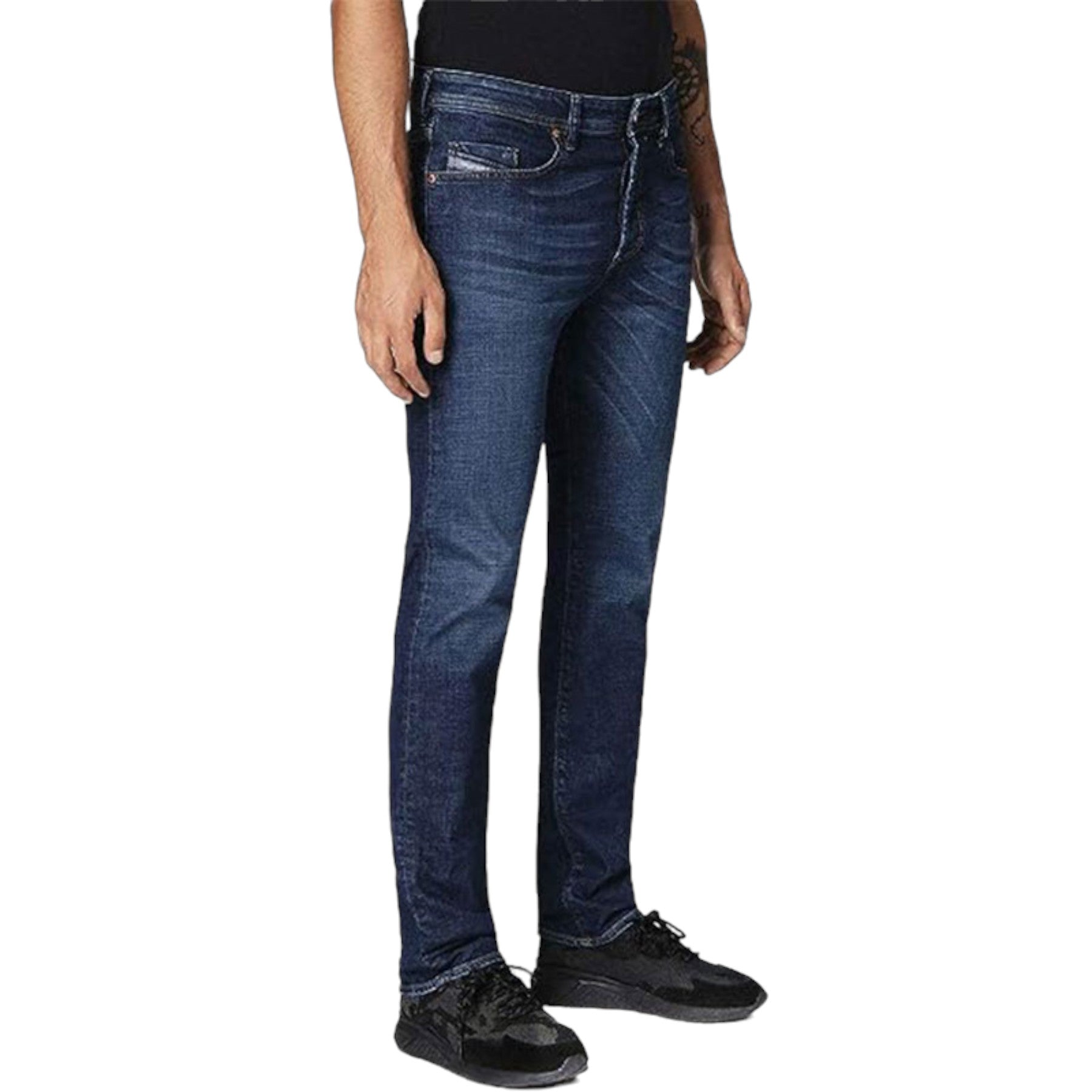 DIESEL BUSTER 084NL Mens Jeans Stretch Cotton Regular Fit Casual Denim Pants NEW