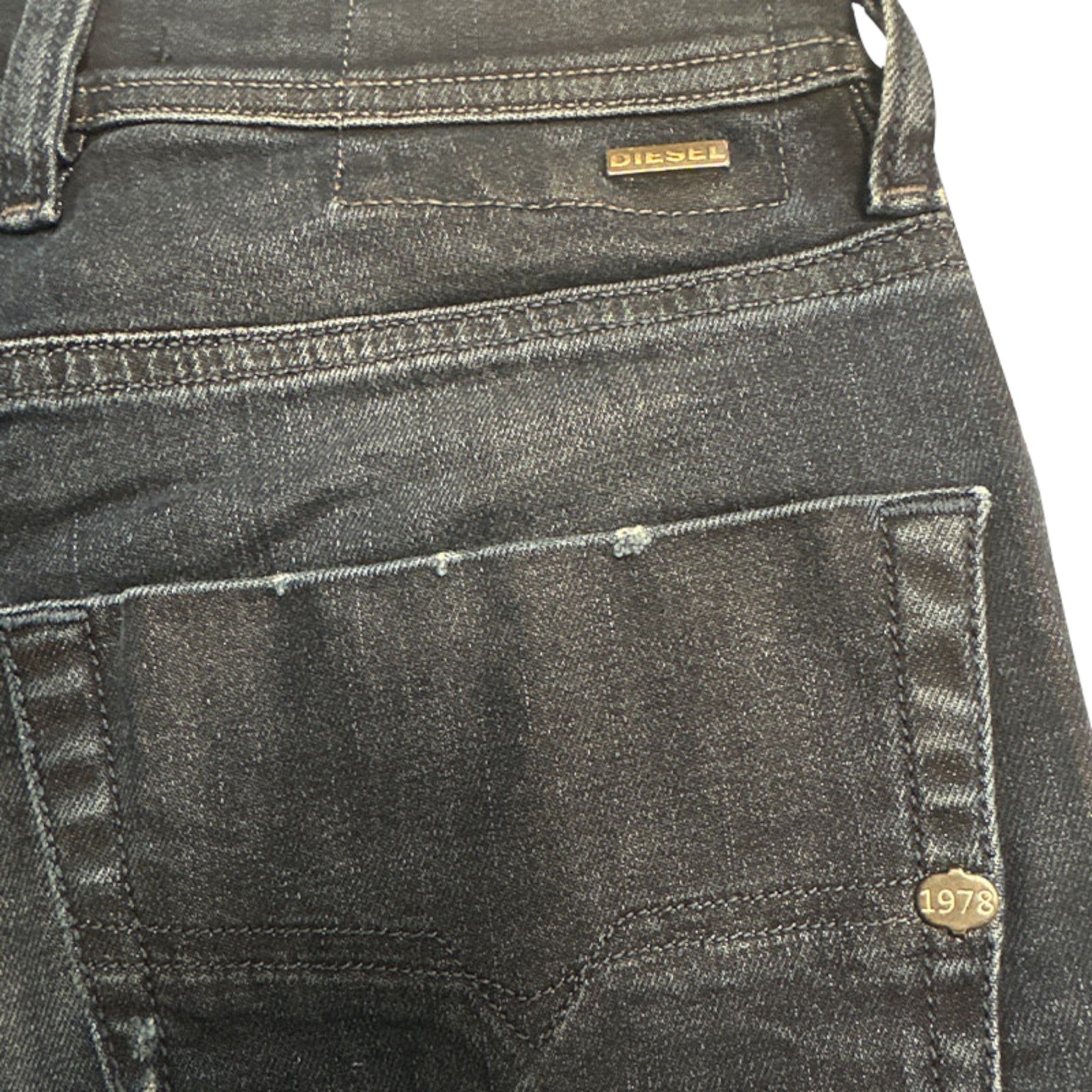 DIESEL TEPPHAR 084LD Mens Denim Jeans Slim Fit Carrot Leg Stretch Casual Pants