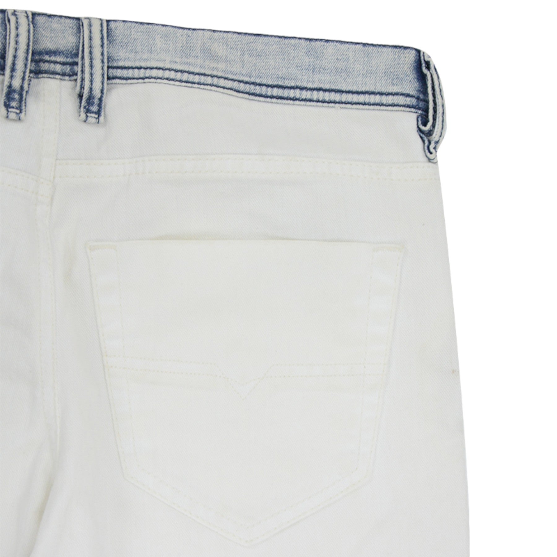 DIESEL TEPPHAR 0840R Mens Denim Jeans Straight Leg Basic Casual White Pants NEW