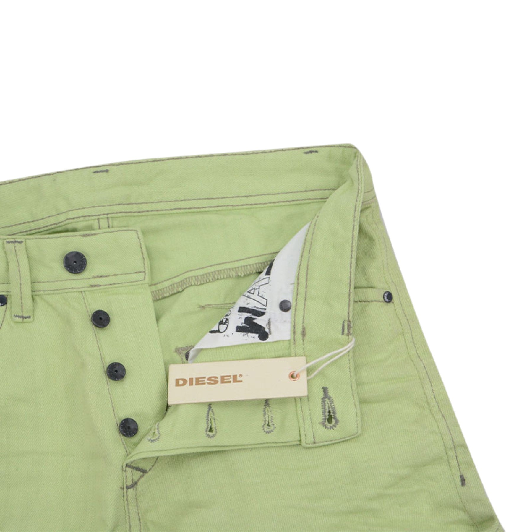 DIESEL DARRON 008QU Mens Denim Jeans Regular Fit Straight Leg Casual Pants NEW