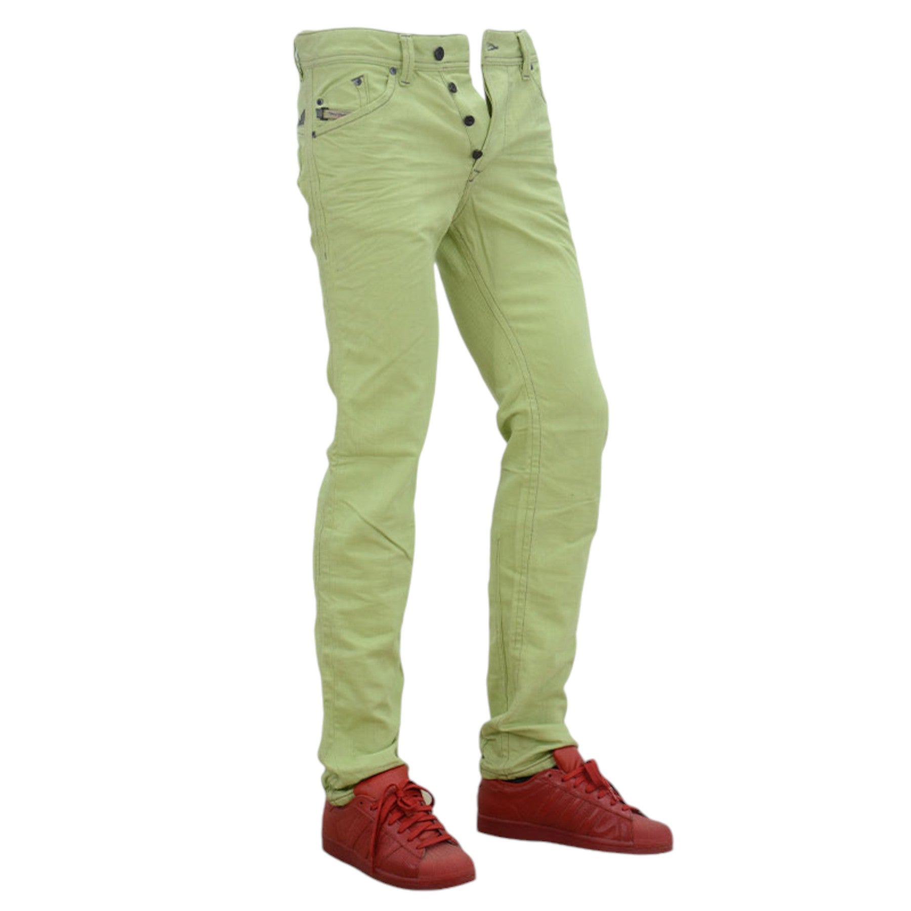 DIESEL DARRON 008QU Mens Denim Jeans Regular Fit Straight Leg Casual Pants NEW