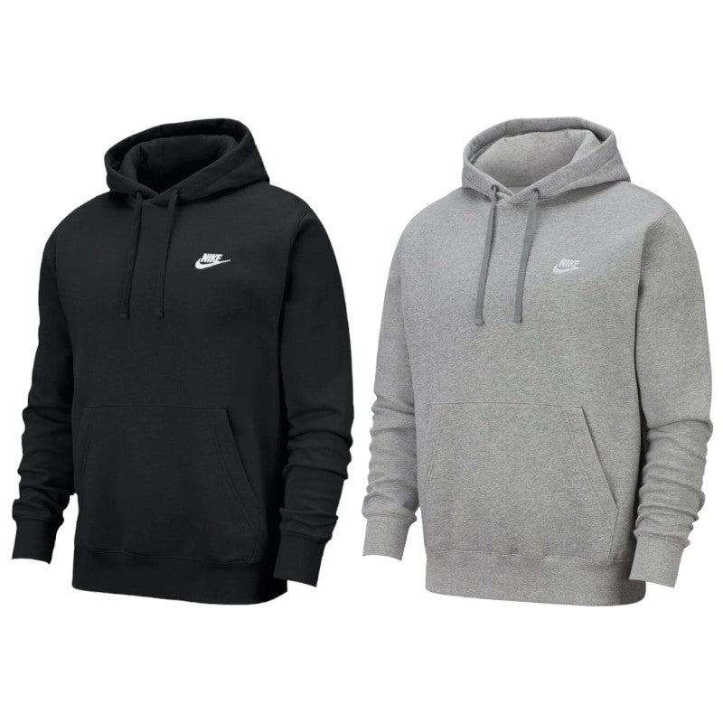 NIKE Club Mens Full Tracksuits Hoodie Joggers Casual Sweat Gym Bottom Black S-XL