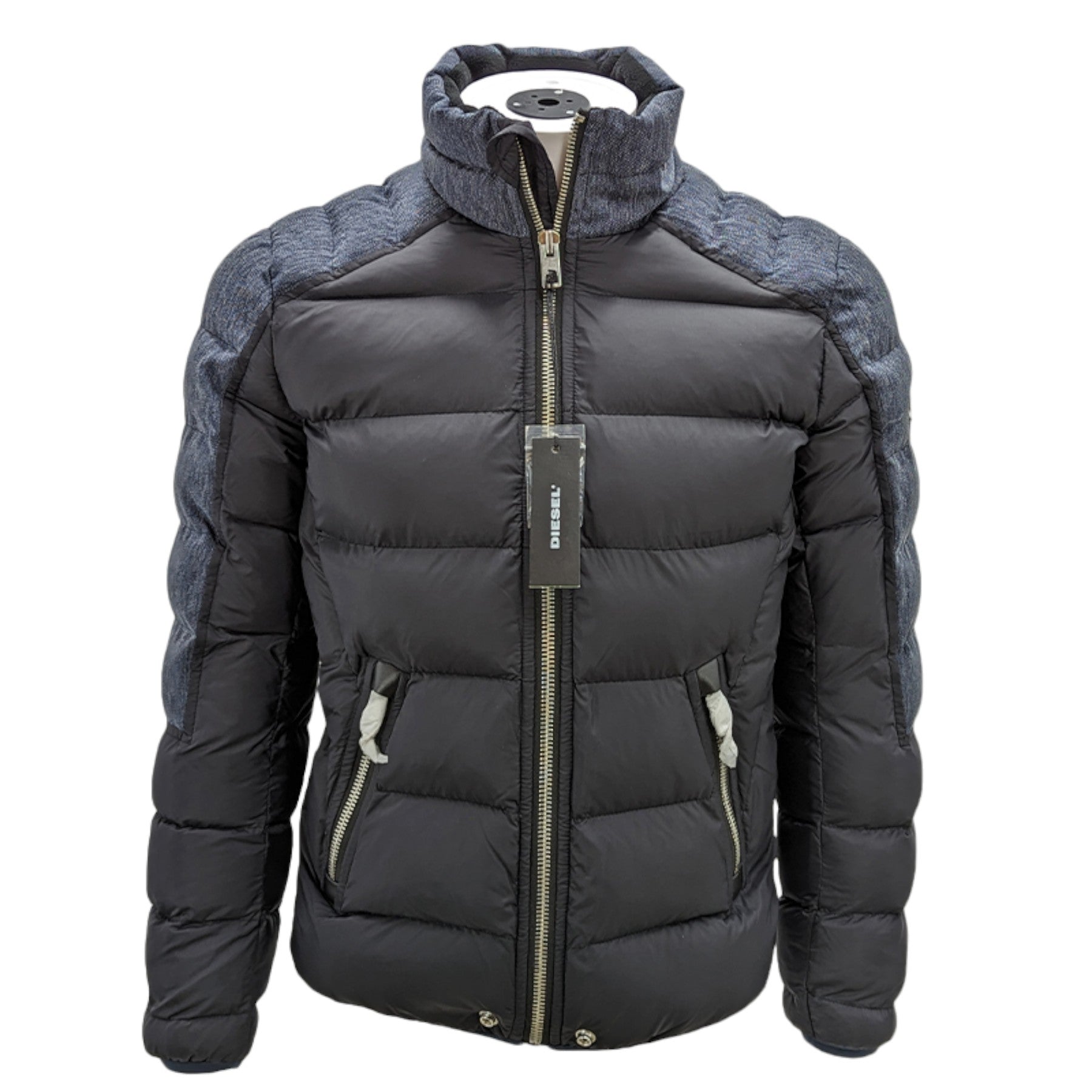 DIESEL W MODE 0SAJA Womens Puffer Jacket Quilted Padded Winter Outwear Coat NEW