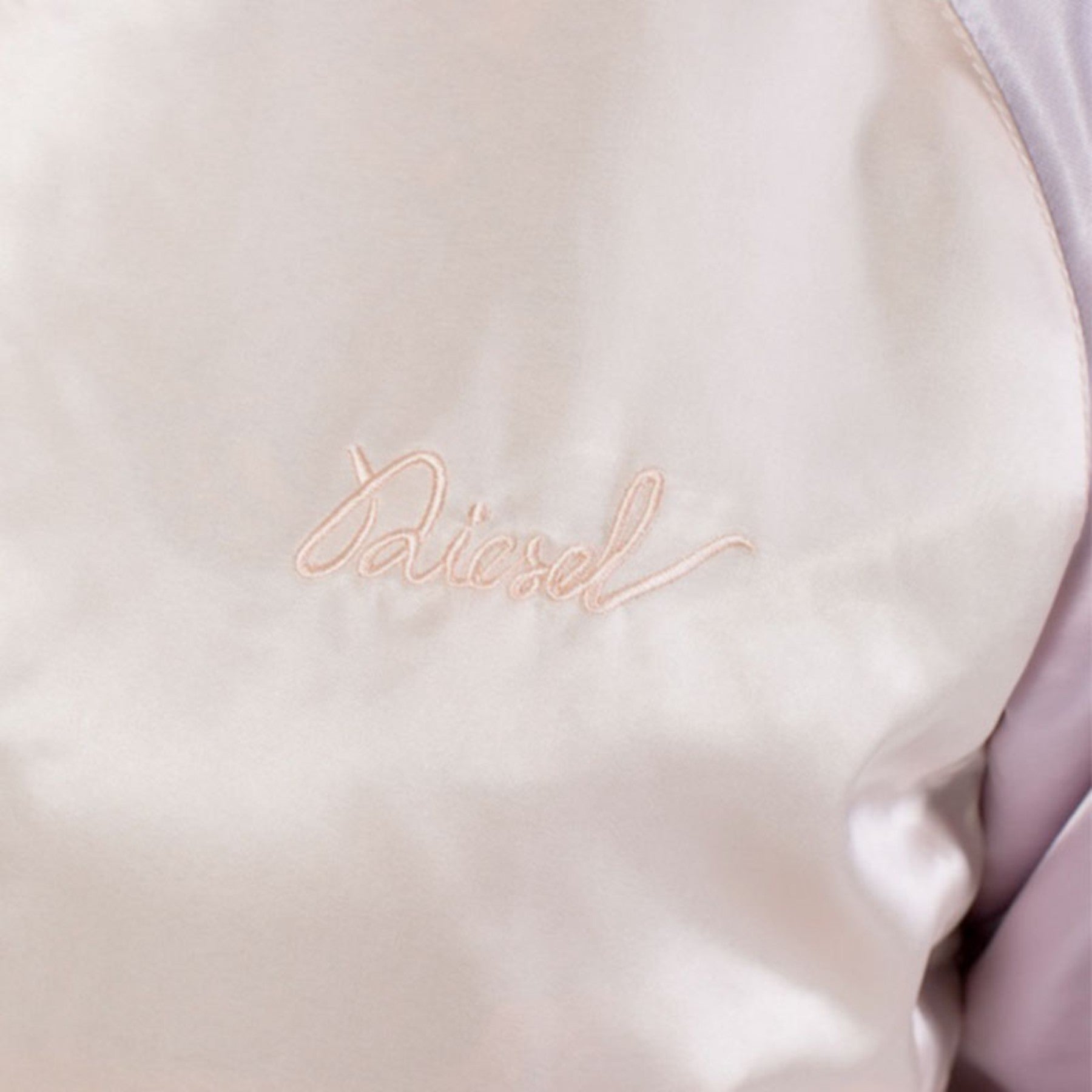 DIESEL G ABSOL Womens Bomber Jacket Pink Ladies Reversible Jacket Winter Outwear