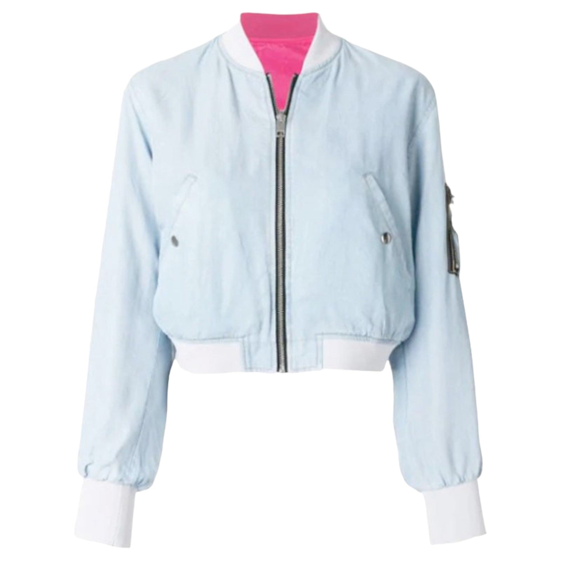 DIESEL DE BRUCE Womens Reversible Jacket Ladies Bomber Casual Top Winter Coat XS