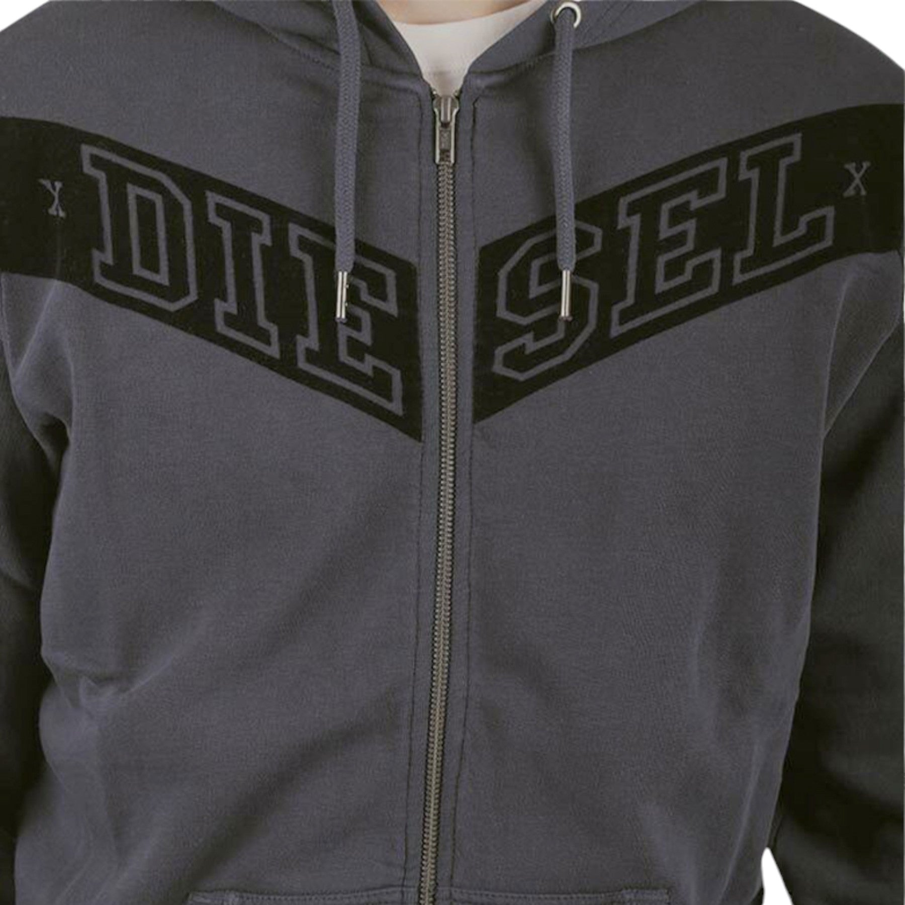 DIESEL S AUV Mens Hoodies Gym Casual Sweatshirt Top Full Zip Hoody Jumper Bottom