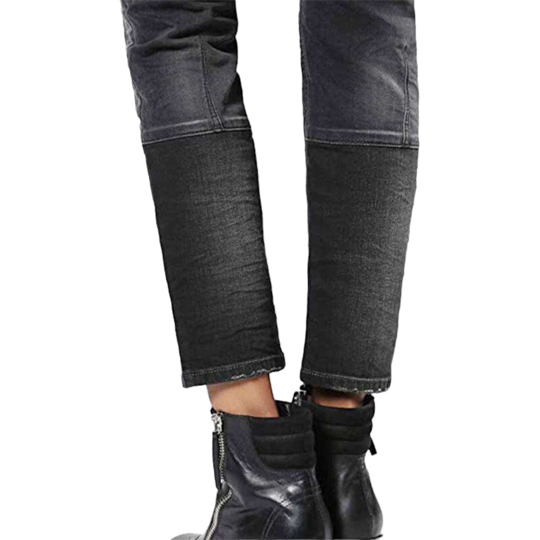 DIESEL KRAILEY NE 0855Z Womens Denim Jeans Distressed Slim Fit Skinny Jogg Pants