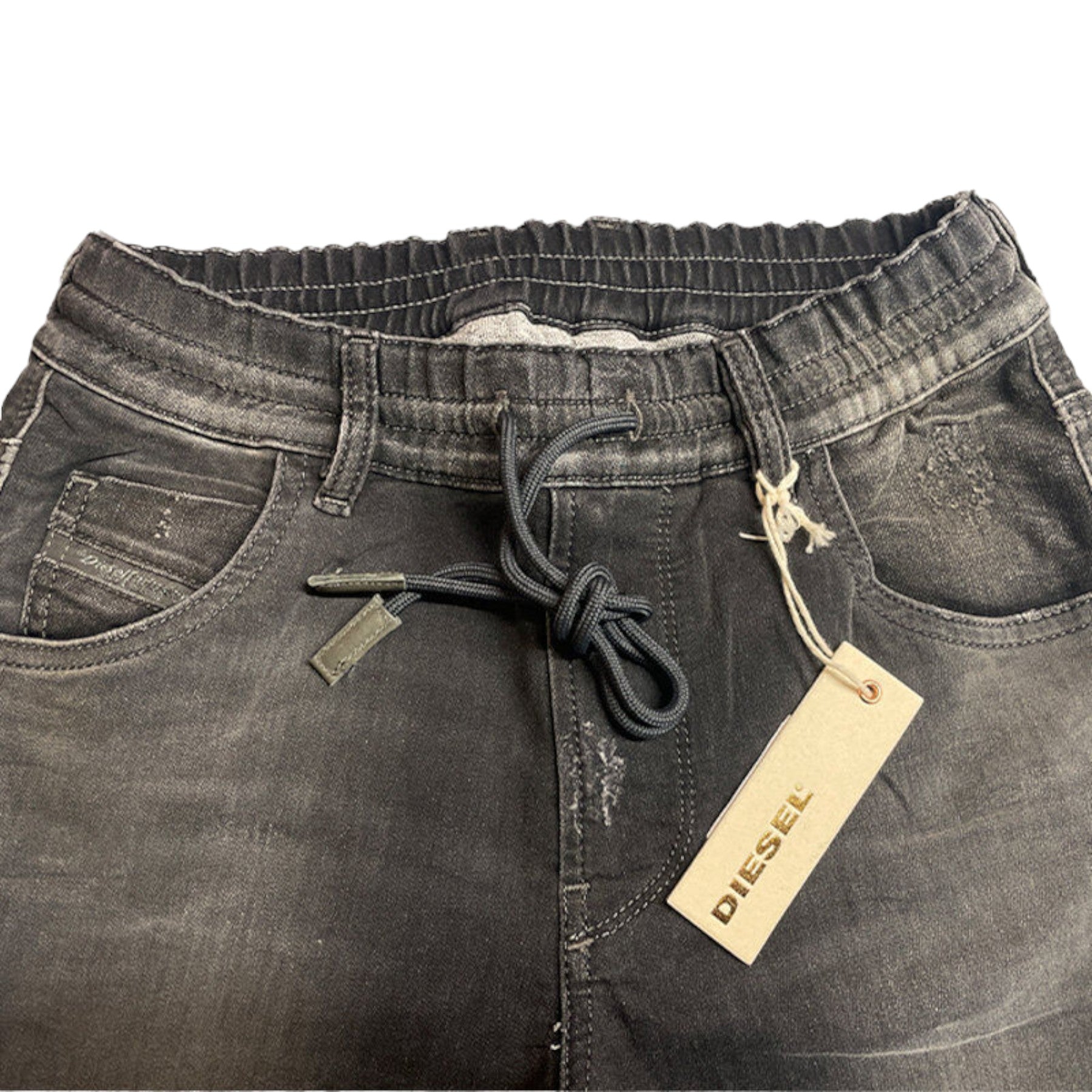 DIESEL KRAILEY NE 0855Z Womens Denim Jeans Distressed Slim Fit Skinny Jogg Pants