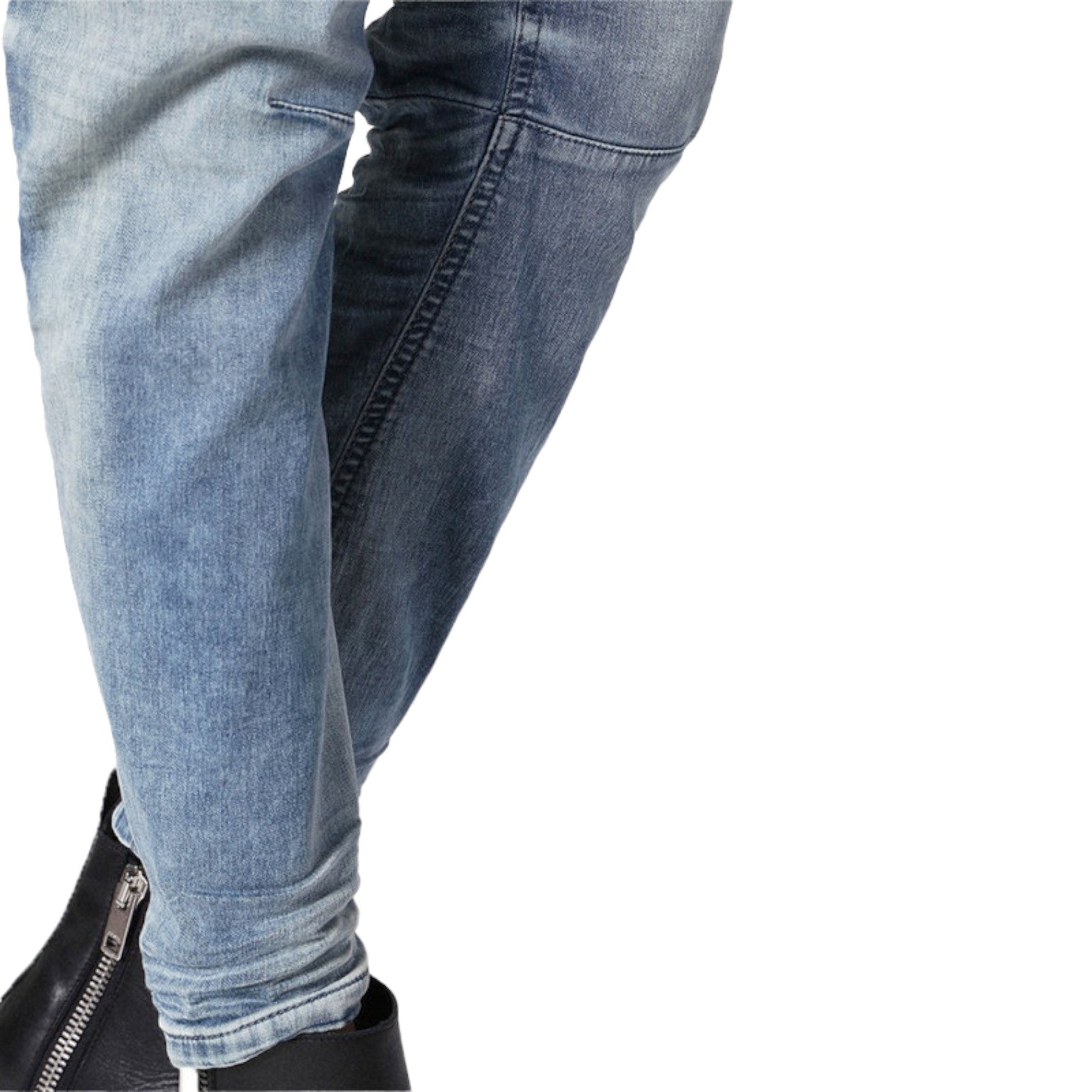 DIESEL FAYZA NE 0885C Womens Denim Jeans Slim Fit Carrot Leg Stretch Sweat Pants