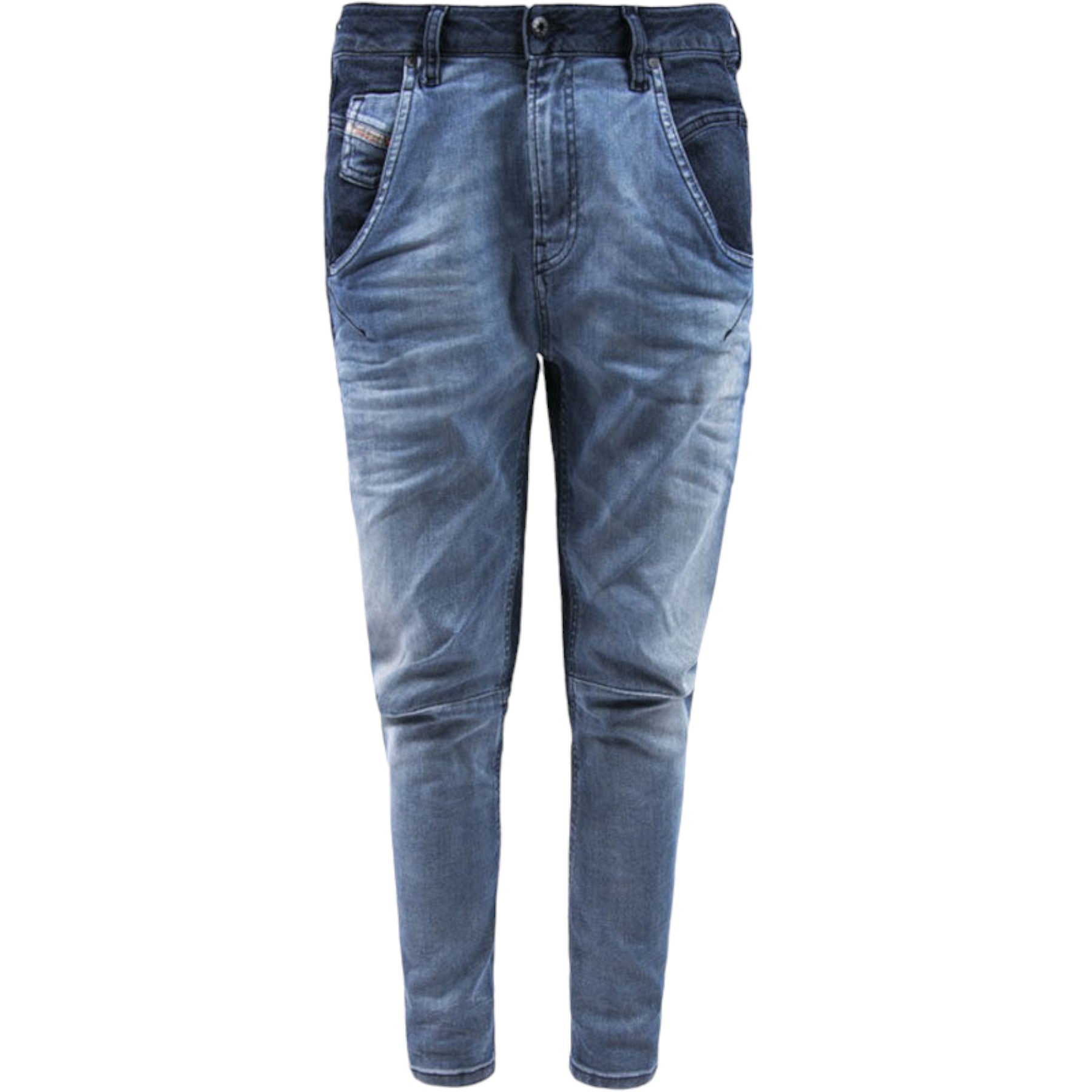 DIESEL FAYZA NE 0667A Womens Denim Jeans Slim Skinny Fit Stretch Sweat Pants New