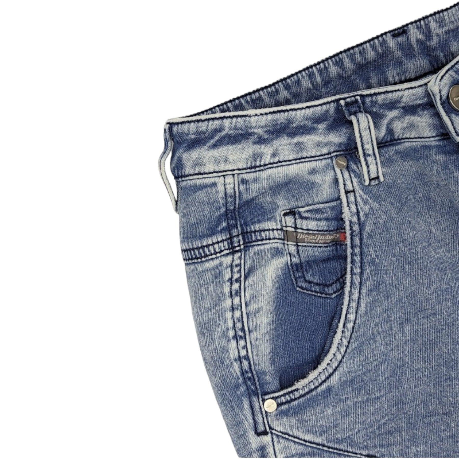 DIESEL FAYZA T 084PV Womens Denim Jogg Jeans Sim Fit Tapered