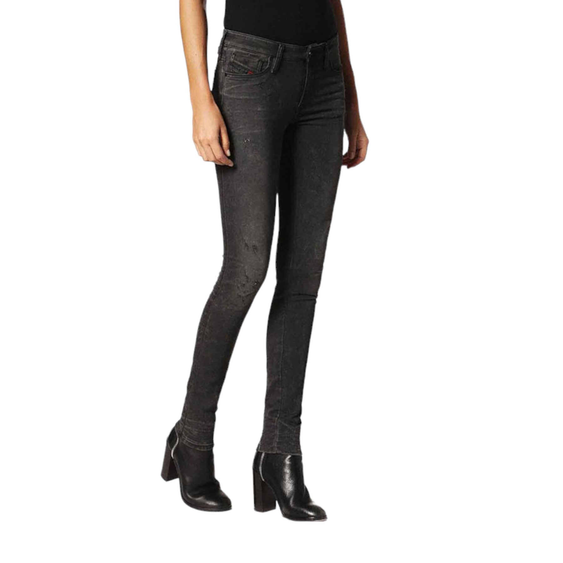 DIESEL SKINZEE NE 0684N Womens Jeans Skinny Leg Stretch Slim Fit Denim Pants W27