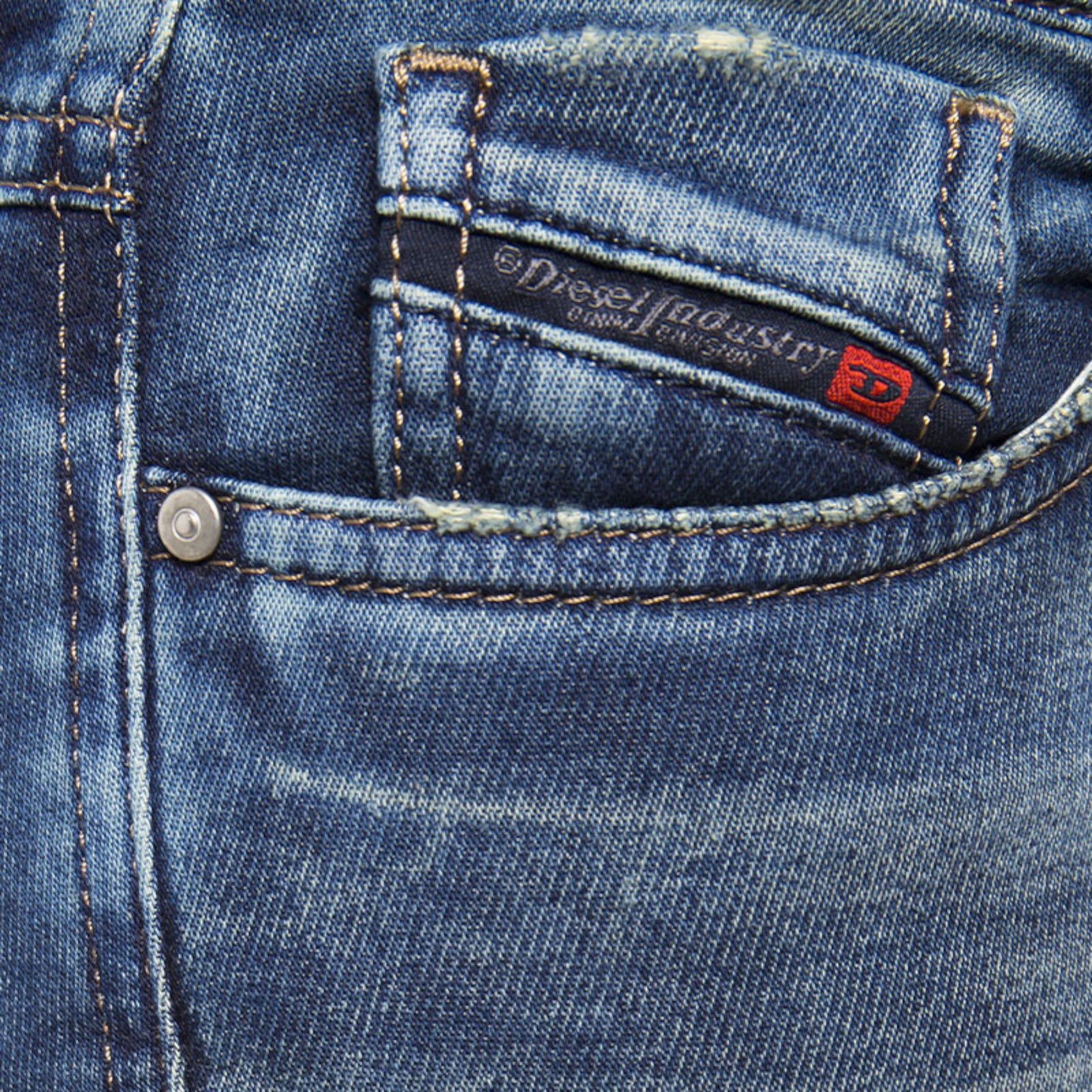 DIESEL GRACEY T 084PV Womens Denim Jogg Jeans Regular Fit Straight Stretch Pants