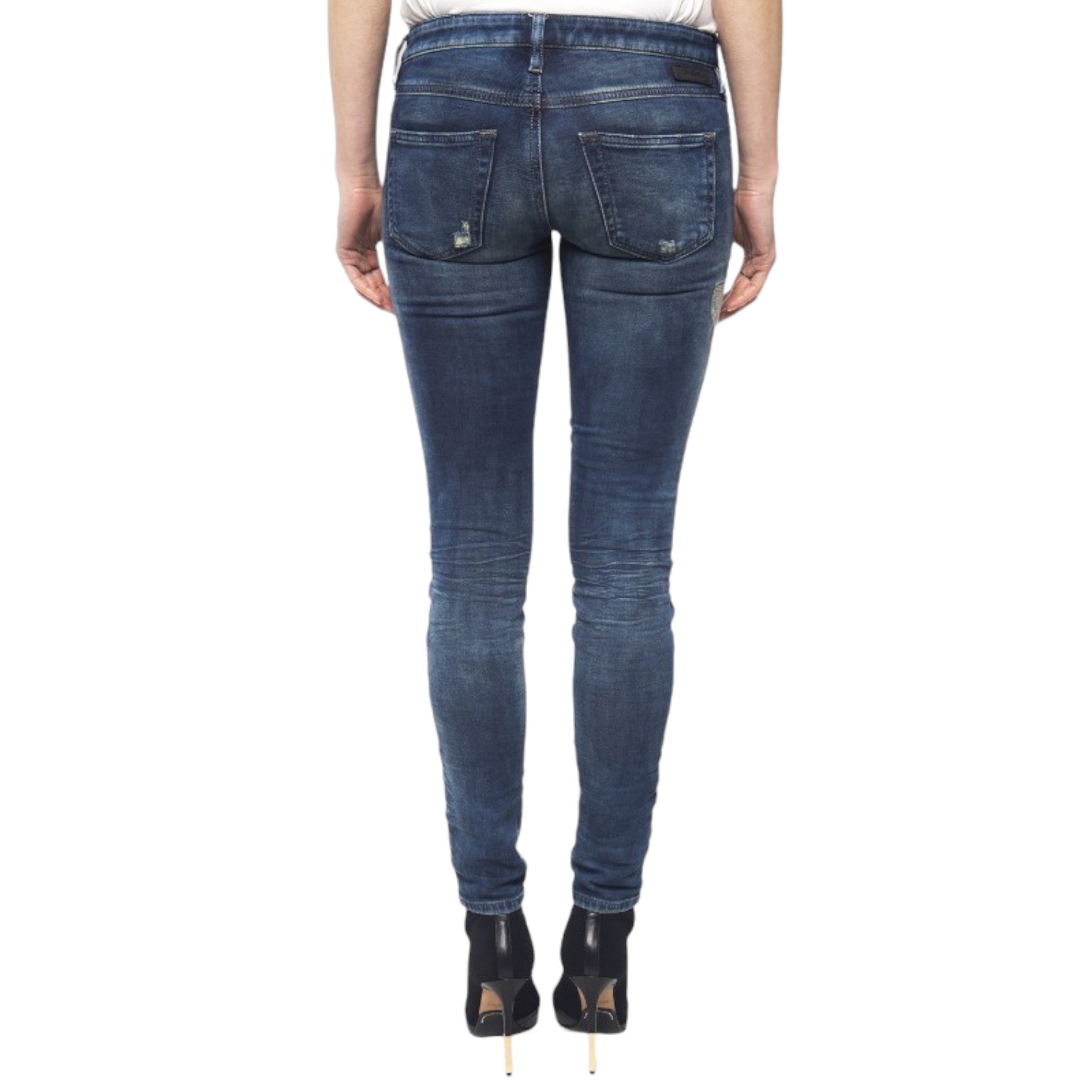 DIESEL GRACEY T 084PV Womens Denim Jogg Jeans Regular Fit Straight Stretch Pants