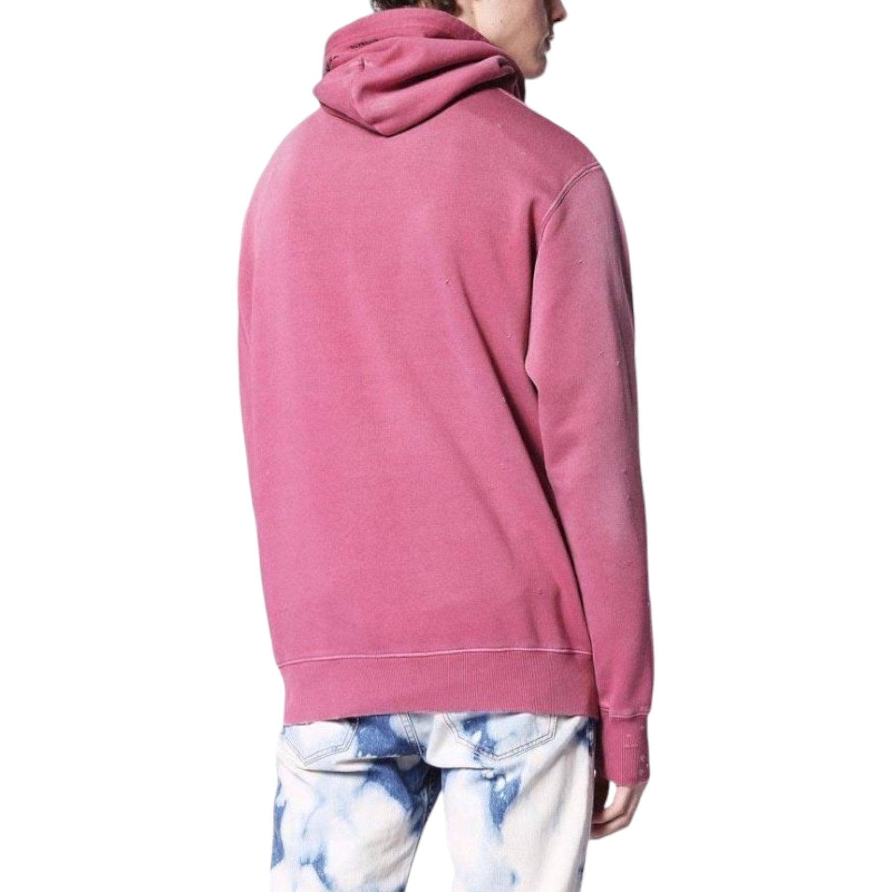 DIESEL S PALMS 0WAQC Mens Pullover Hoodie Vintage Sweatshirts Oversized Jumpers
