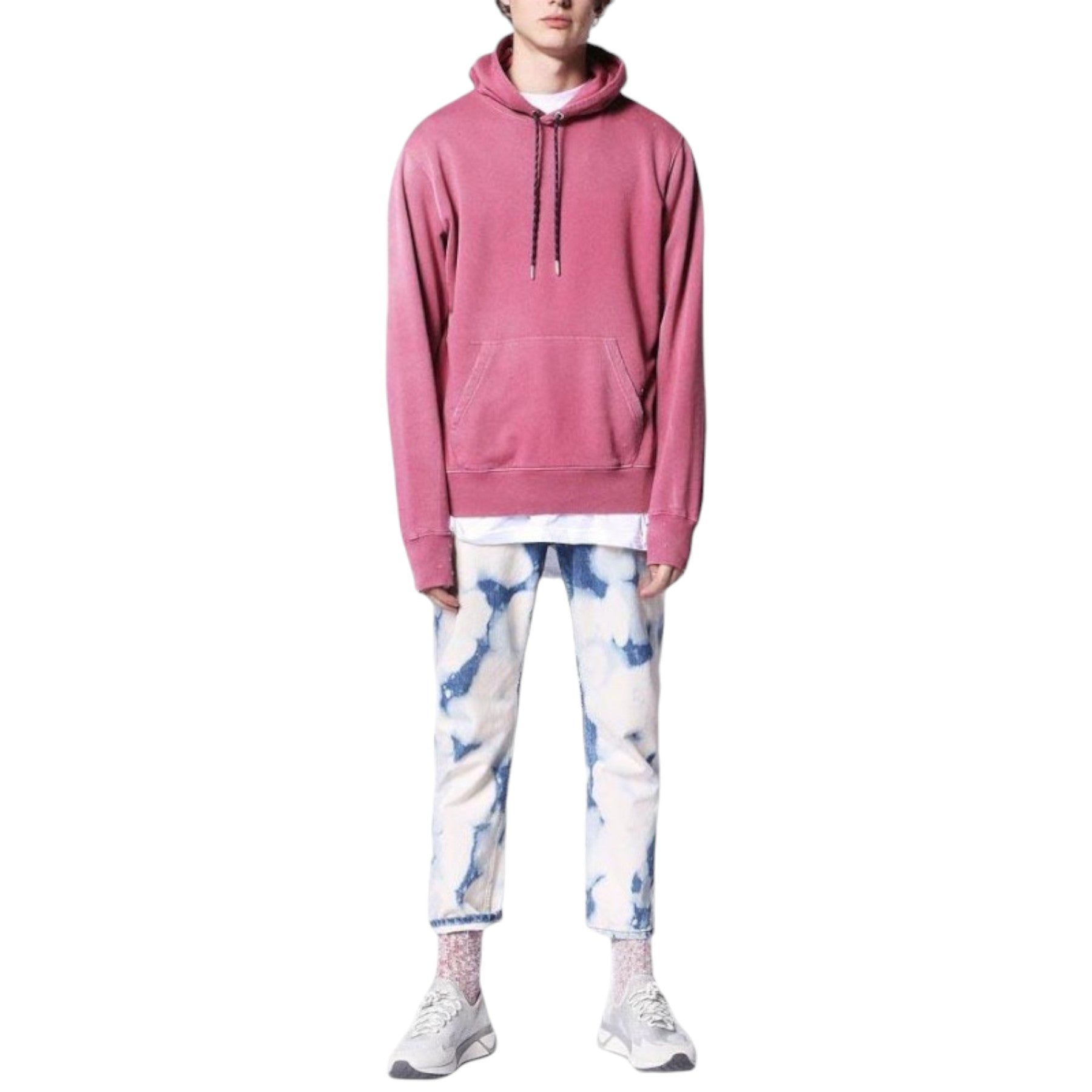 DIESEL S PALMS 0WAQC Mens Pullover Hoodie Vintage Sweatshirts Oversized Jumpers