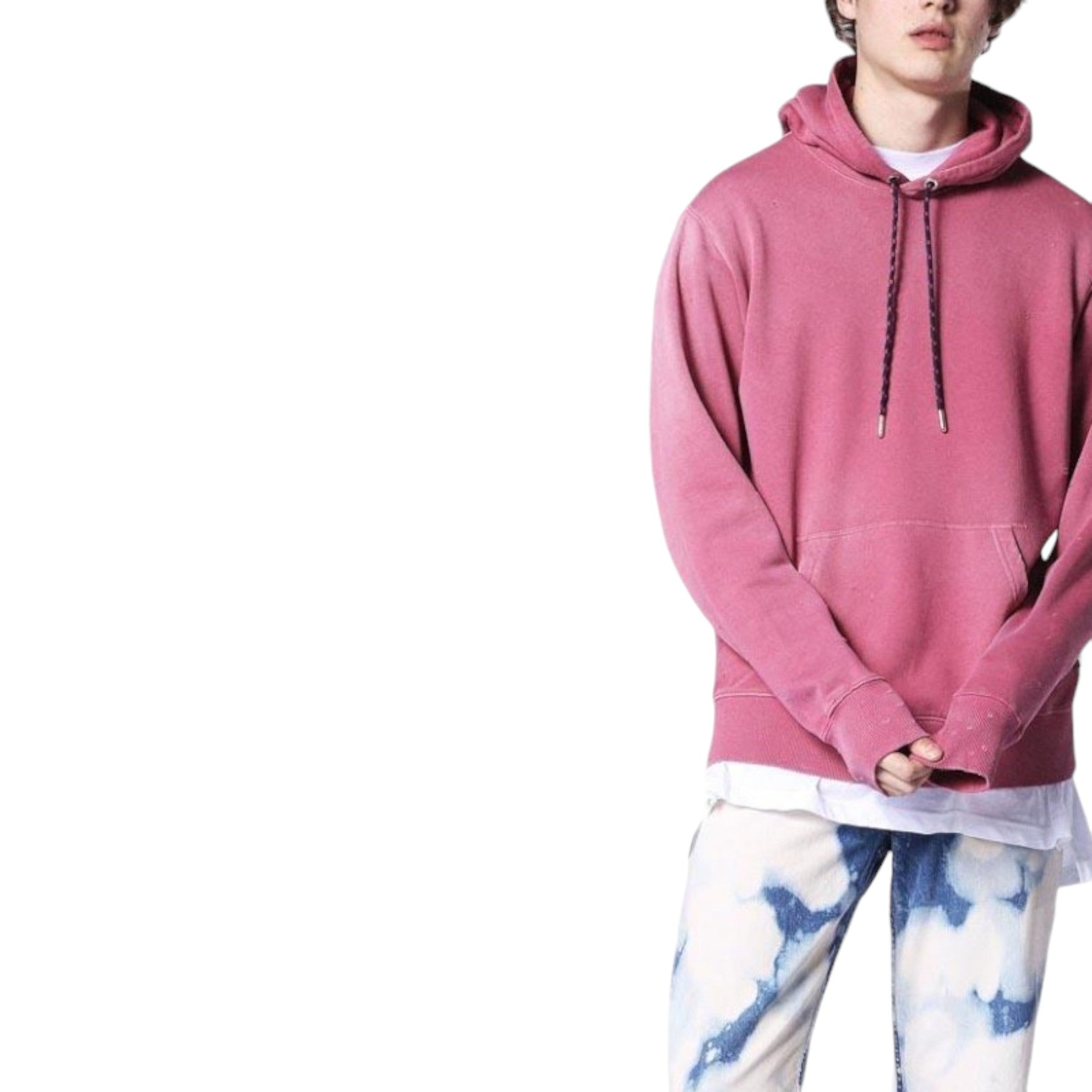DIESEL S PALMS 0WAQC Mens Pullover Hoodie Vintage Sweatshirts Oversized Jumpers