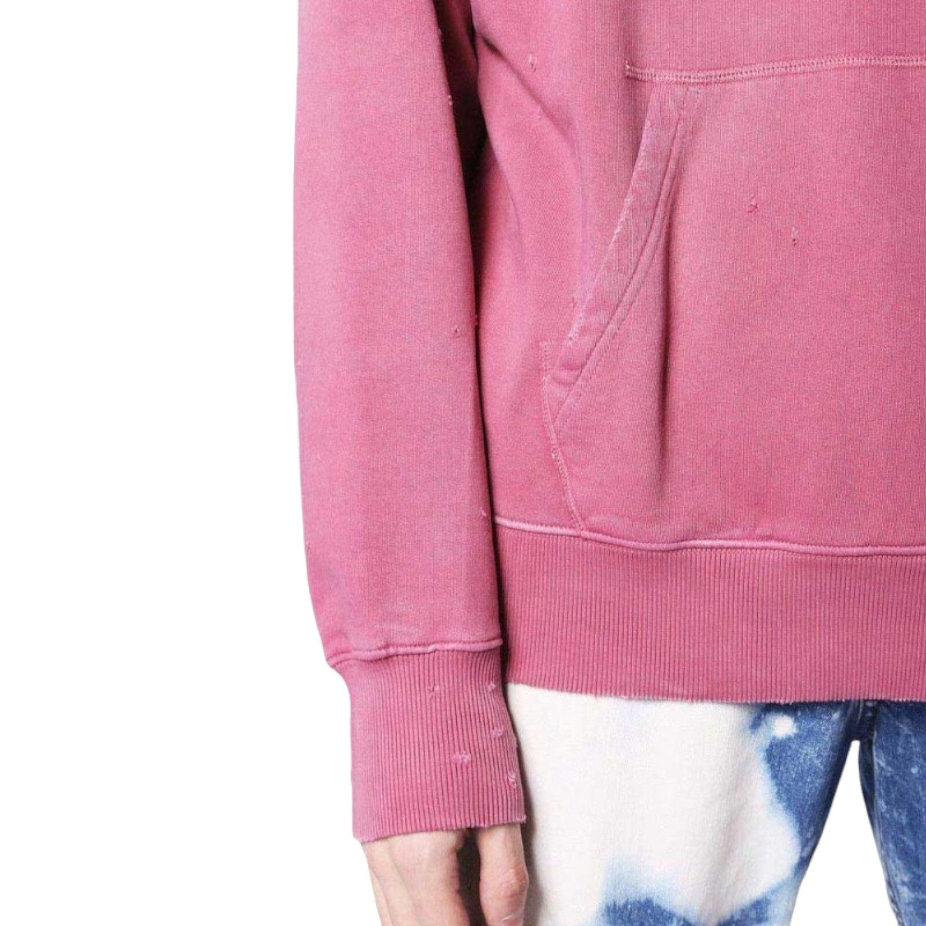 DIESEL S PALMS 0WAQC Mens Pullover Hoodie Vintage Sweatshirts Oversized Jumpers