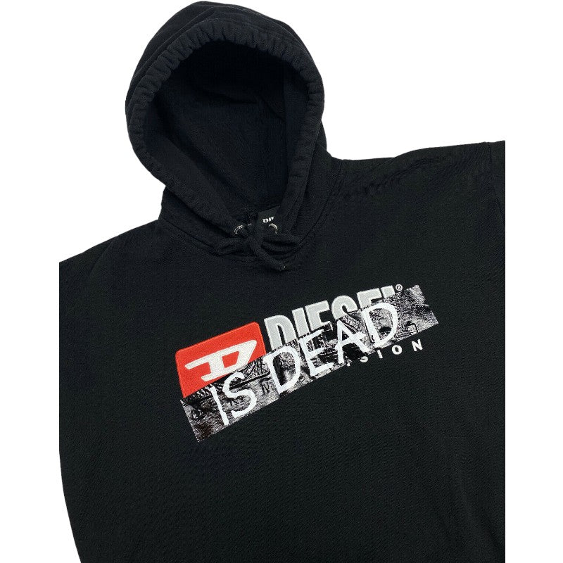 DIESEL HC S DIVISION 0CATK Mens Pullover Hoodie Oversized  Sweatshirts Jumpers