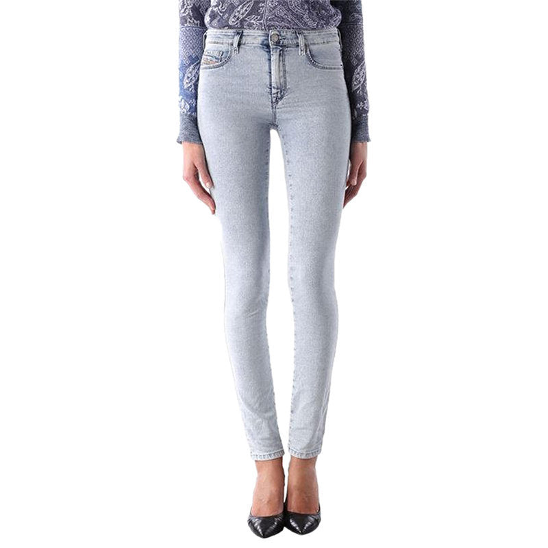 DIESEL DORIS NE 0672C Womens Denim Jogg Jeans Slim Fit Trousers Sweat Pants NEW