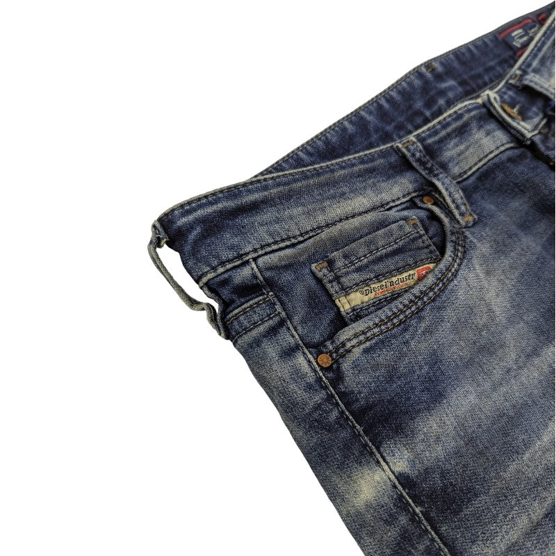 DIESEL DORIS NE 0669N Womens Denim Jeans Slim Fit Skinny Denim Jogg Sweatpants