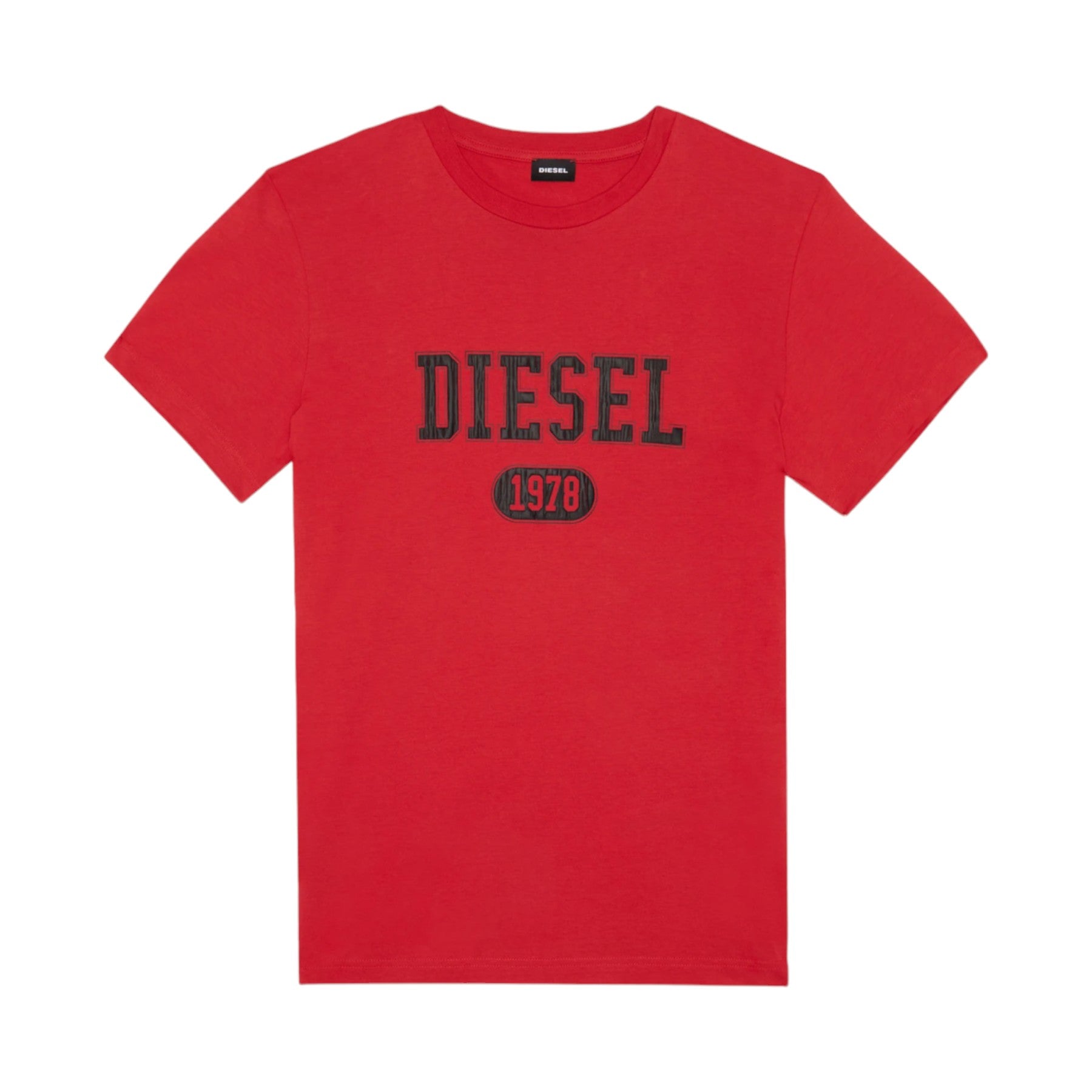 DIESEL T DIEGOR K46 Mens T Shirts Crew Neck Short Sleeve Cotton Summer Tee Red