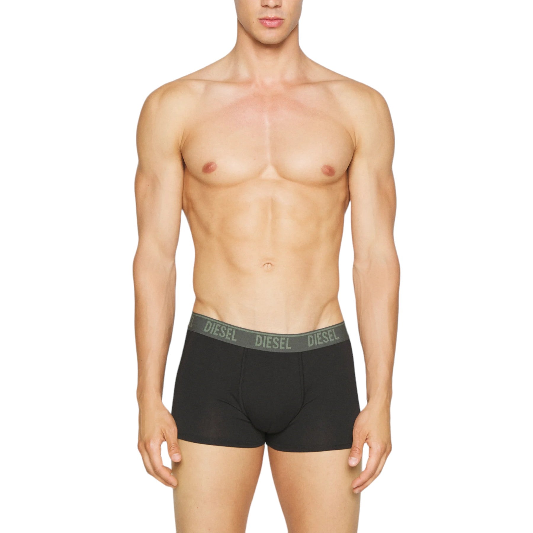 DIESEL DAMIEN E4869 Mens Trunks Camouflage 3 Pack RG Stretch Cotton Boxer Shorts