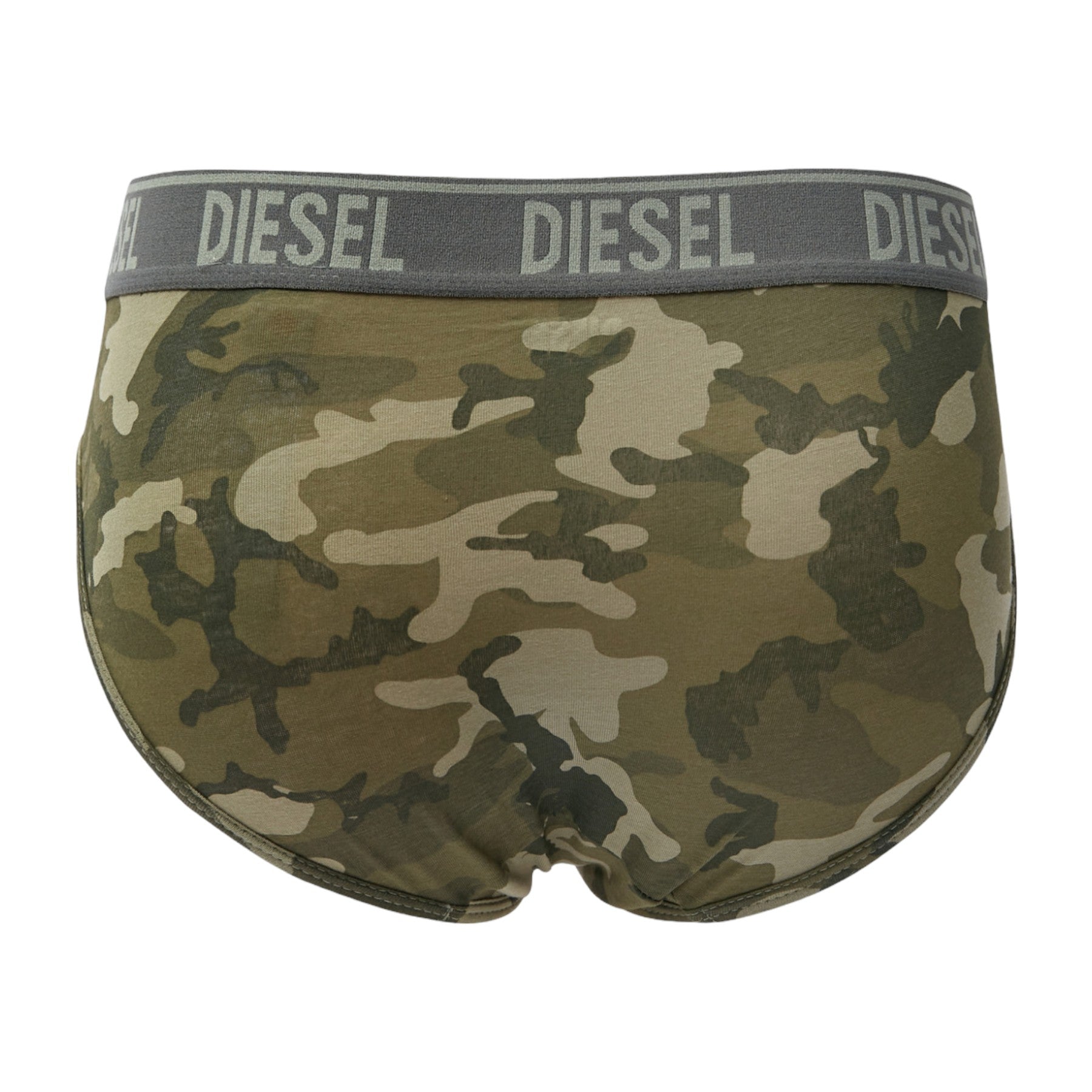 DIESEL DAMIEN E4869 Mens Briefs 3 Pack Camouflage Black RG Stretch Cotton Briefs