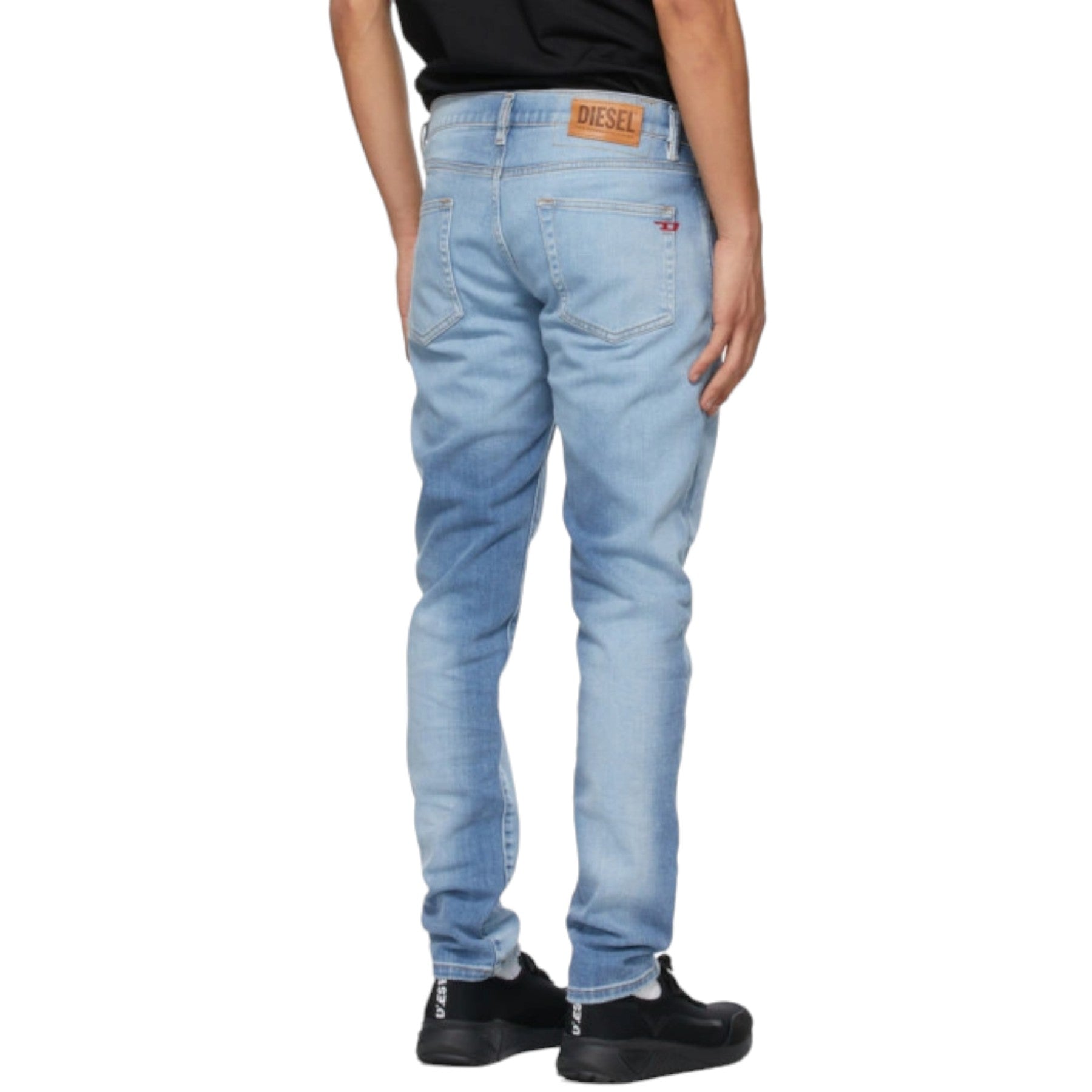 DIESEL D Strukt 009N Mens Jeans Slim Fit Stretched Cotton Jeans Tapered Leg L30