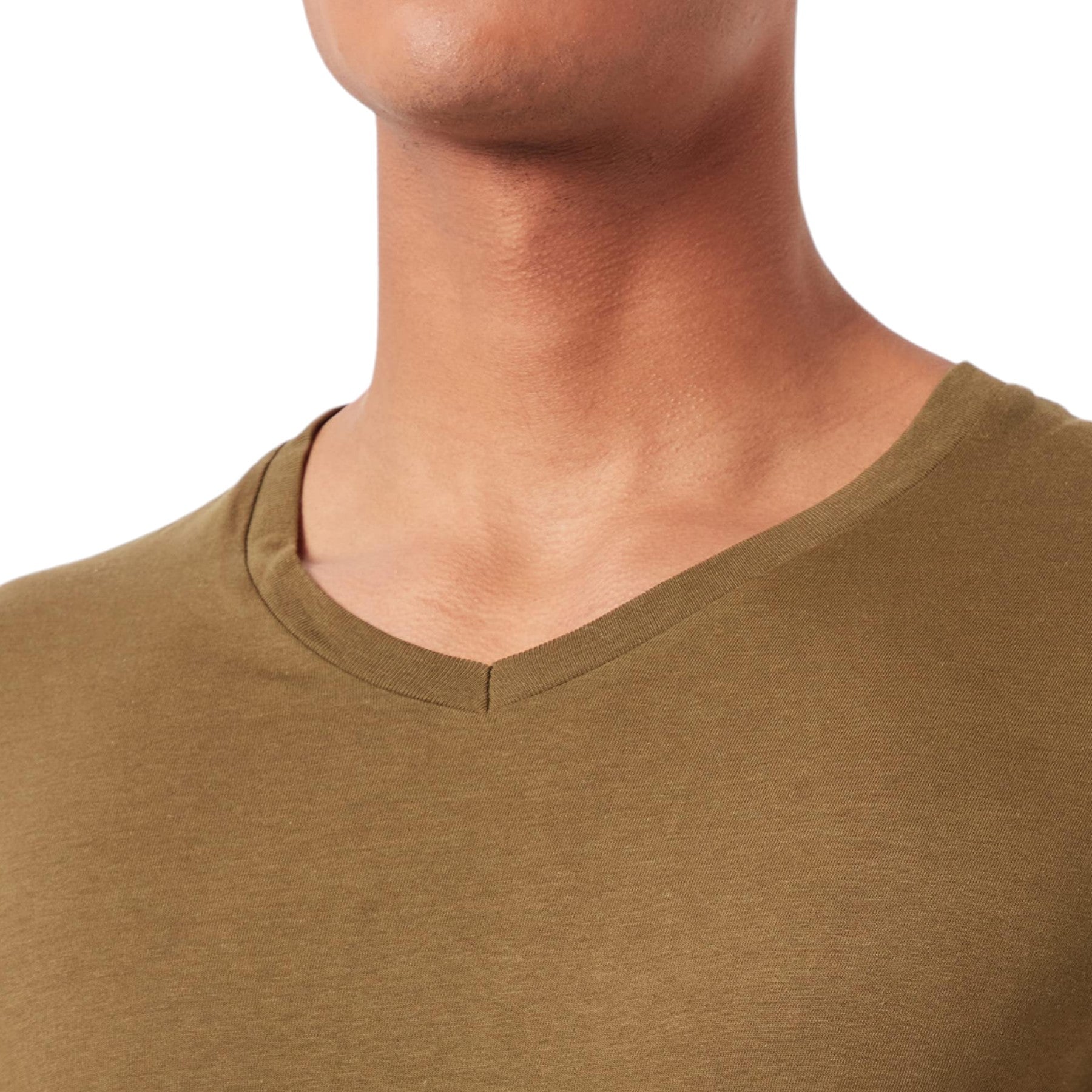 DIESEL UMTEE E5861 Mens T Shirts Regular Fit 2x Pack V Neck Cotton Gym Basic Tee