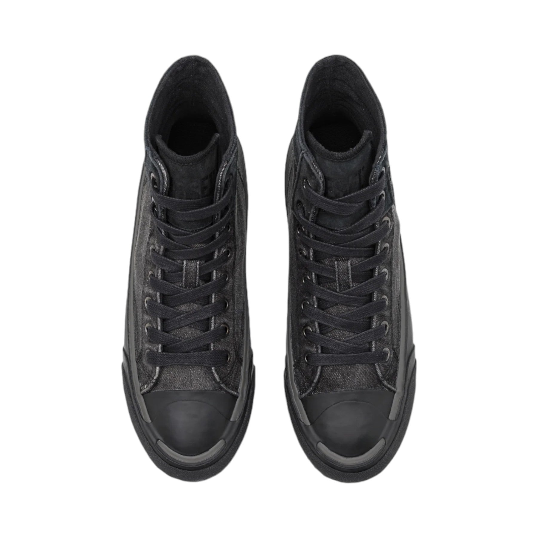 Diesel S-Principia-Mid H1645 Mens Canvas Shoes High Top Lifestyle Trainers Black