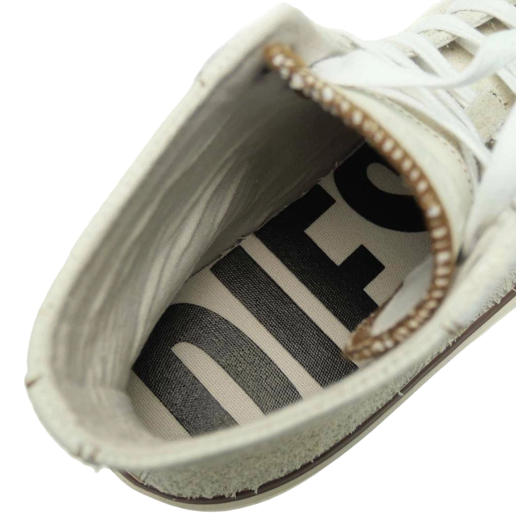 Diesel S-Principia-Mid-X Mens Canvas Shoes High Top Sued Leather Lace Up Sneaker