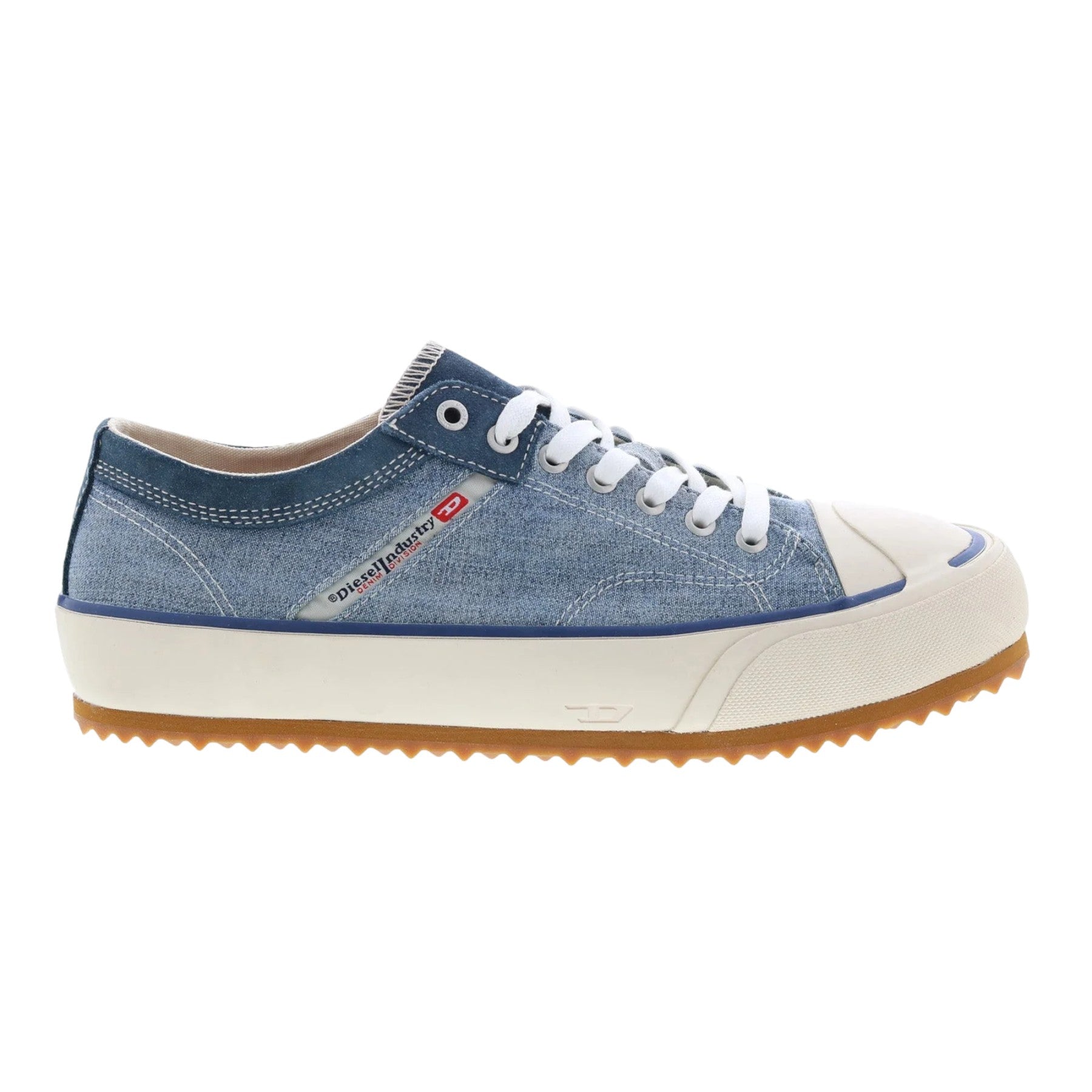 Diesel S-Principia Low Mens Trainers Blue Lifestyle Low Top Sneakers NEW